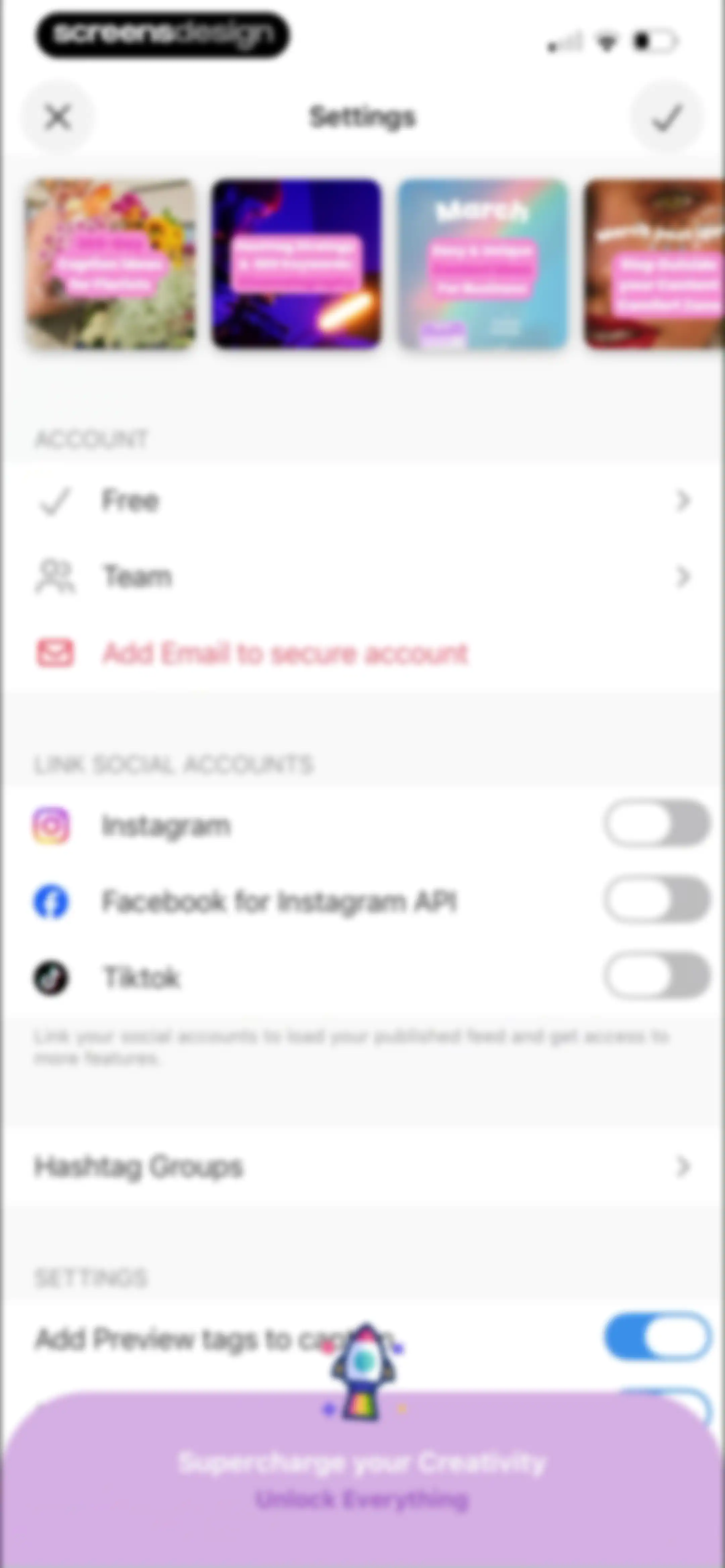 PREVIEW: Planner for Instagram screen 139