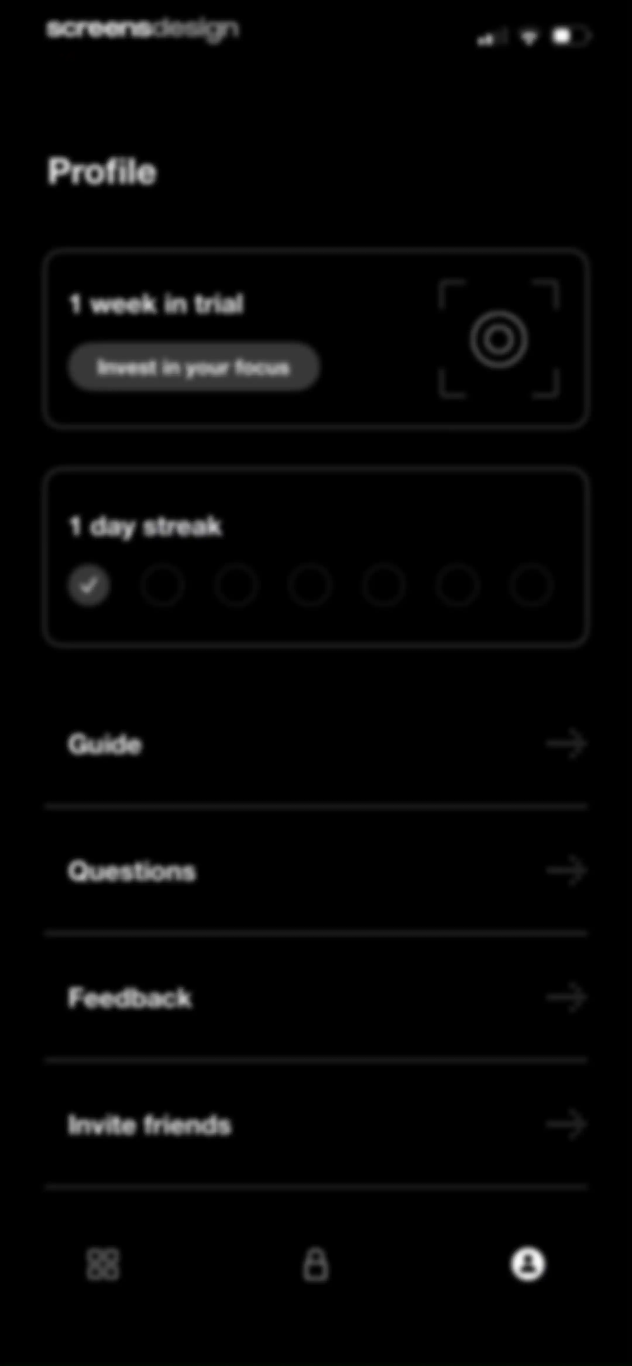 Blank Spaces Launcher screen 83