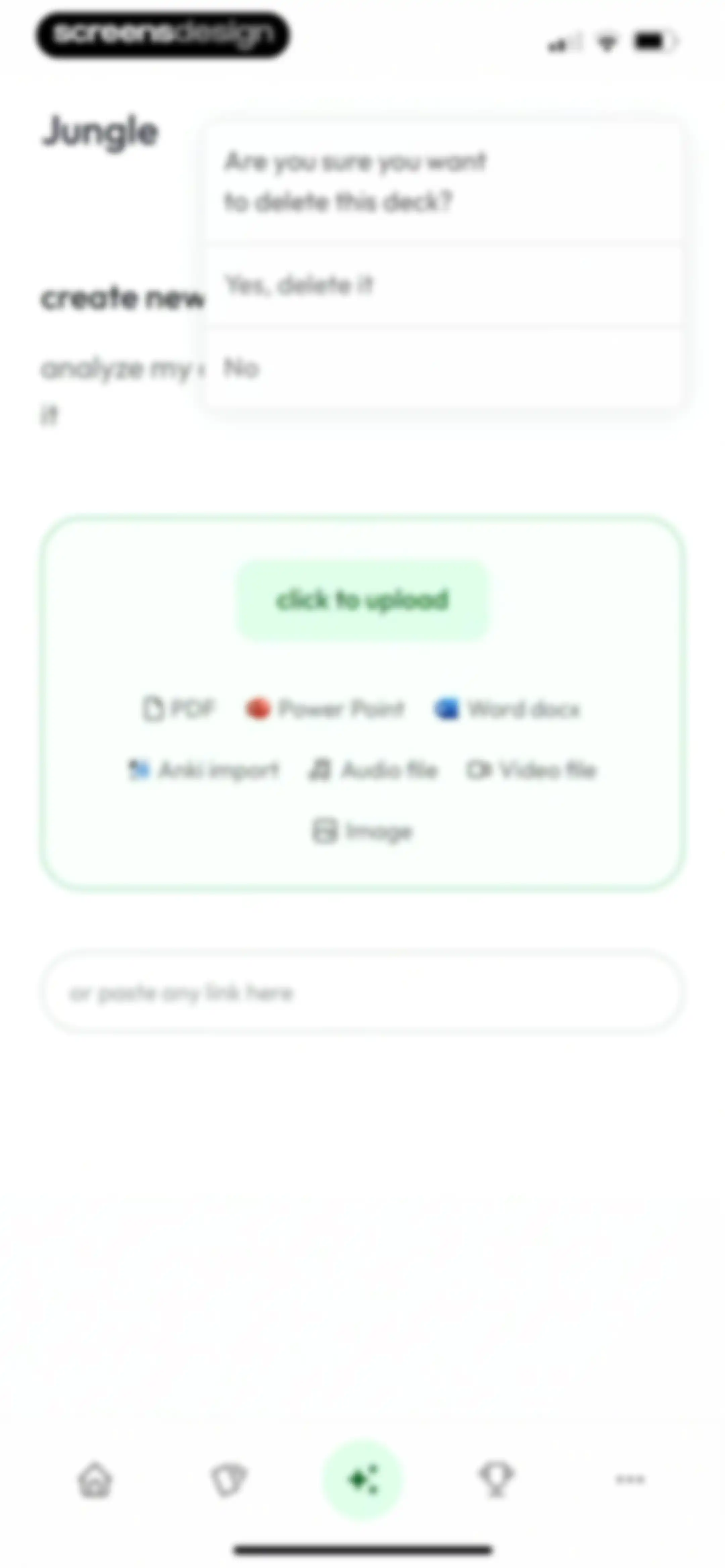 Jungle: AI Flashcards & Quiz screen 77