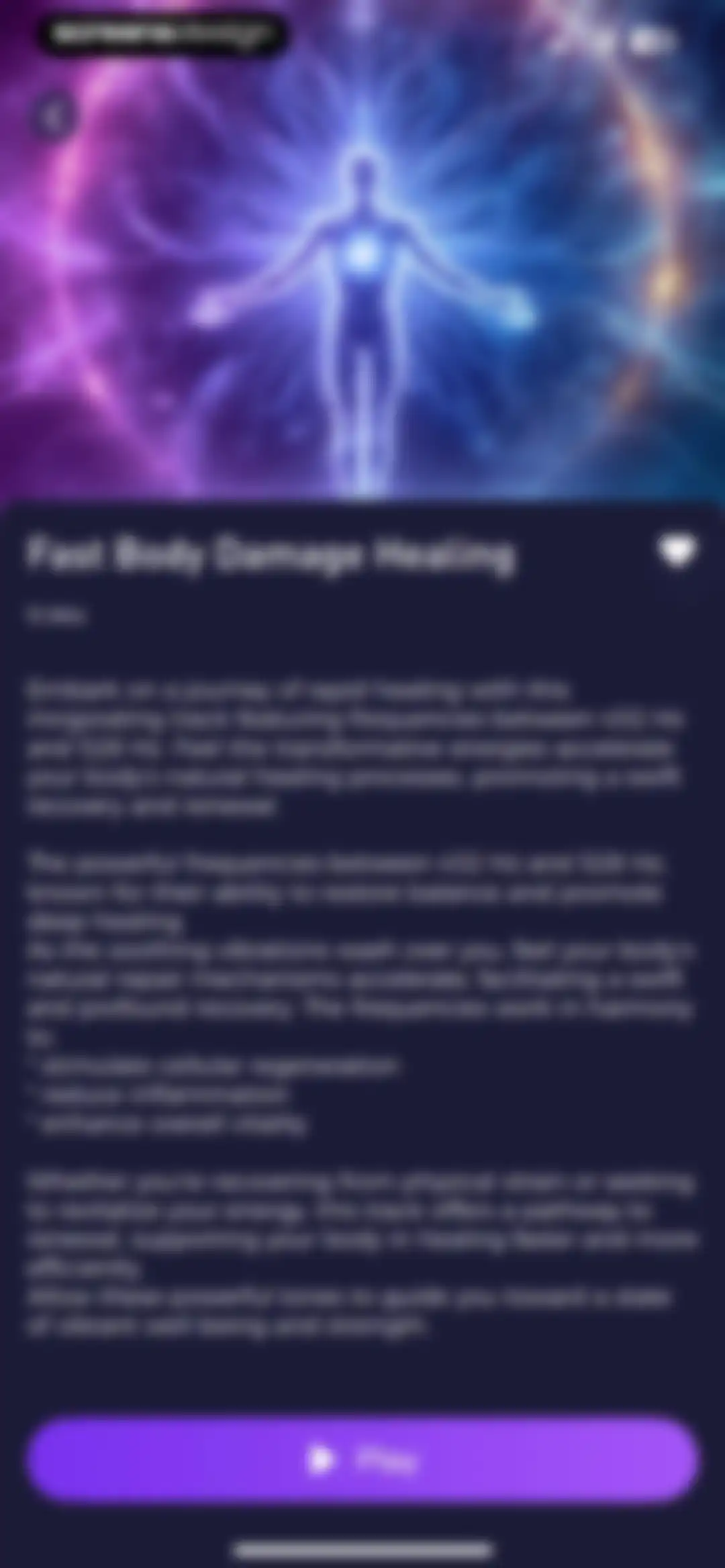 Frequency: Healing Sounds screen 26