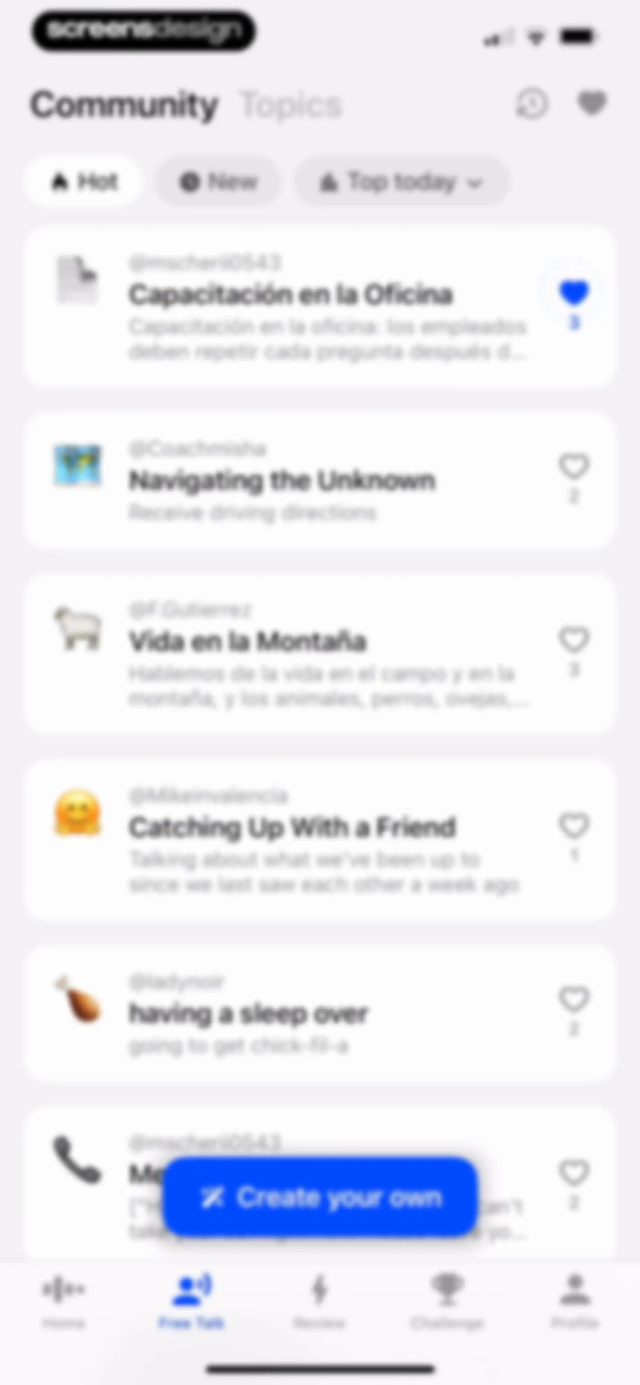 Speak: Language Learning screen 135