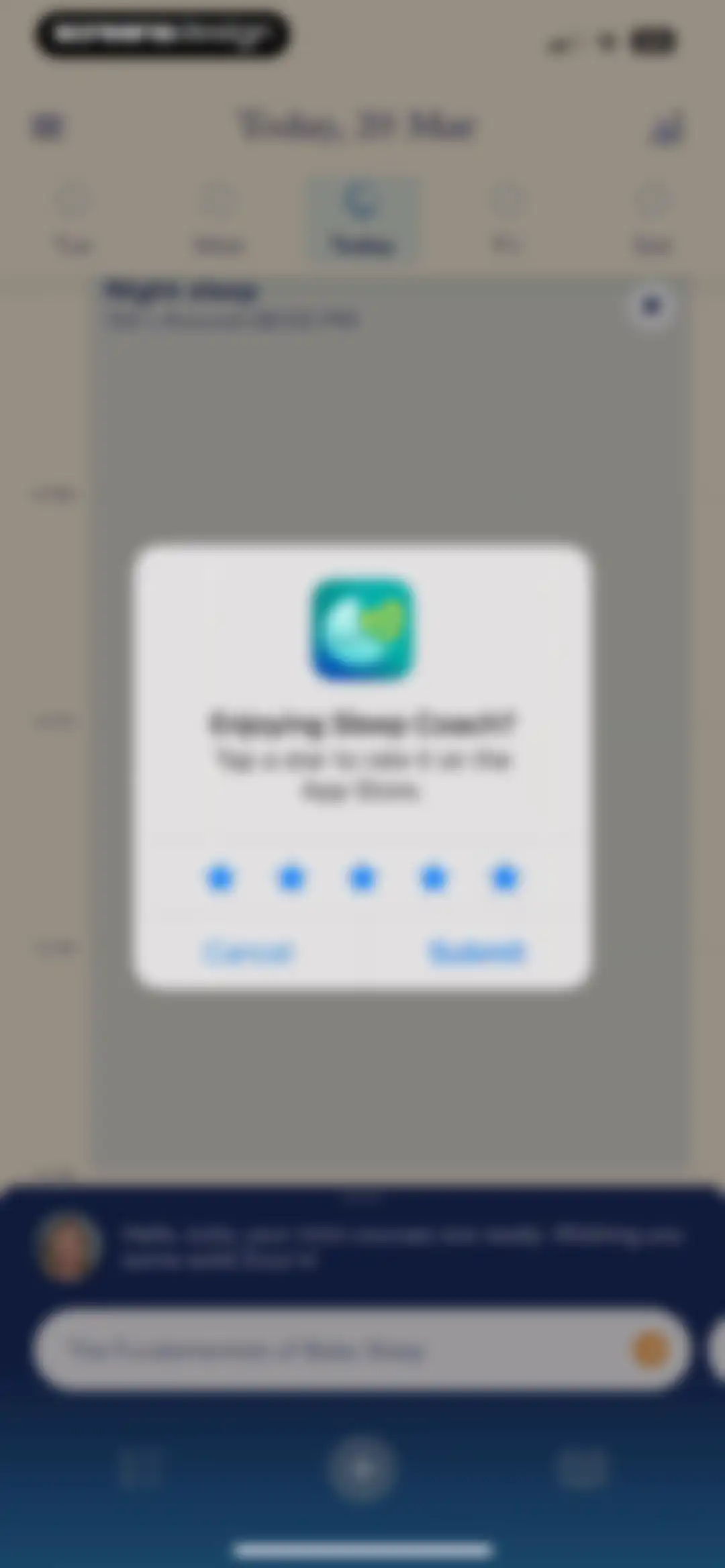 Smart Sleep Coach by Pampers™ screen 96