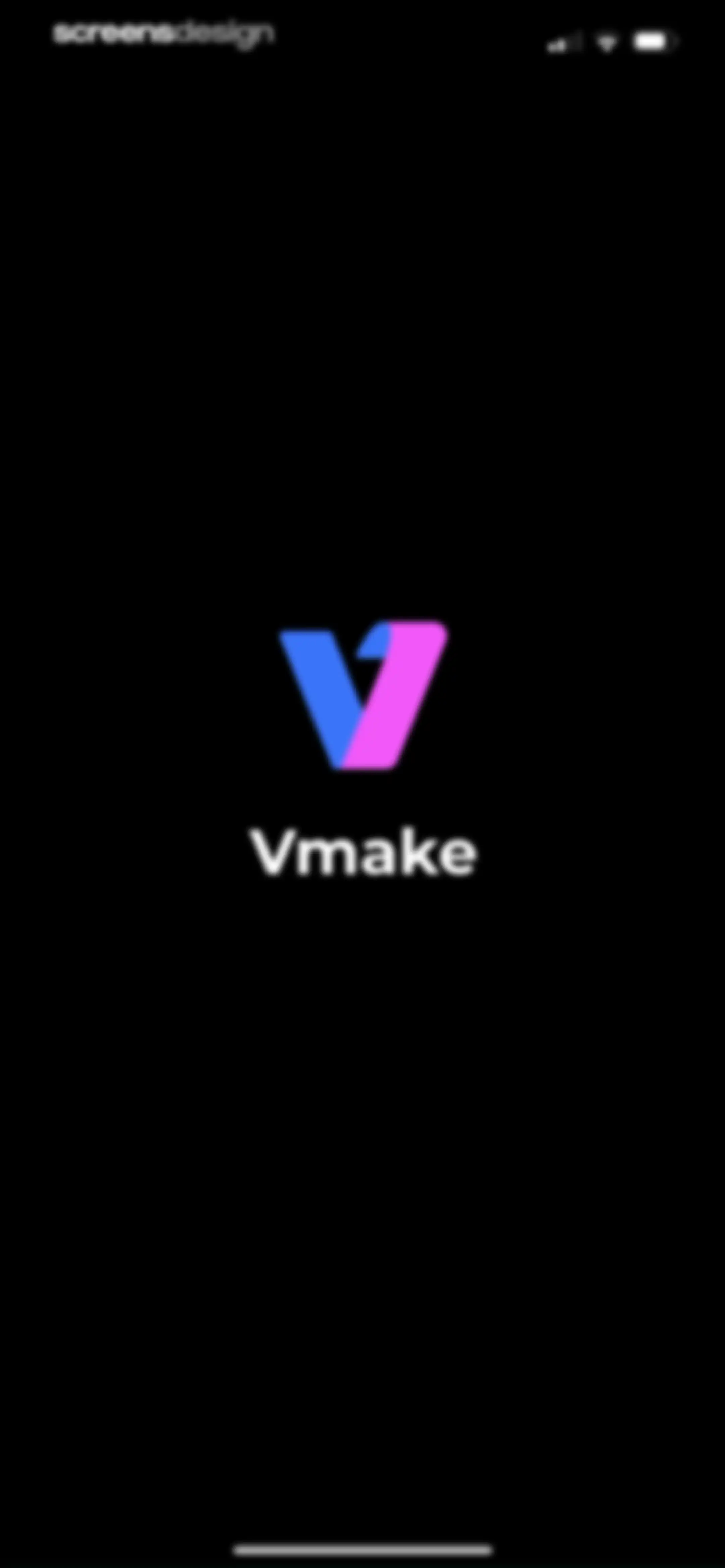 Vmake Labs: create viral video screen 1