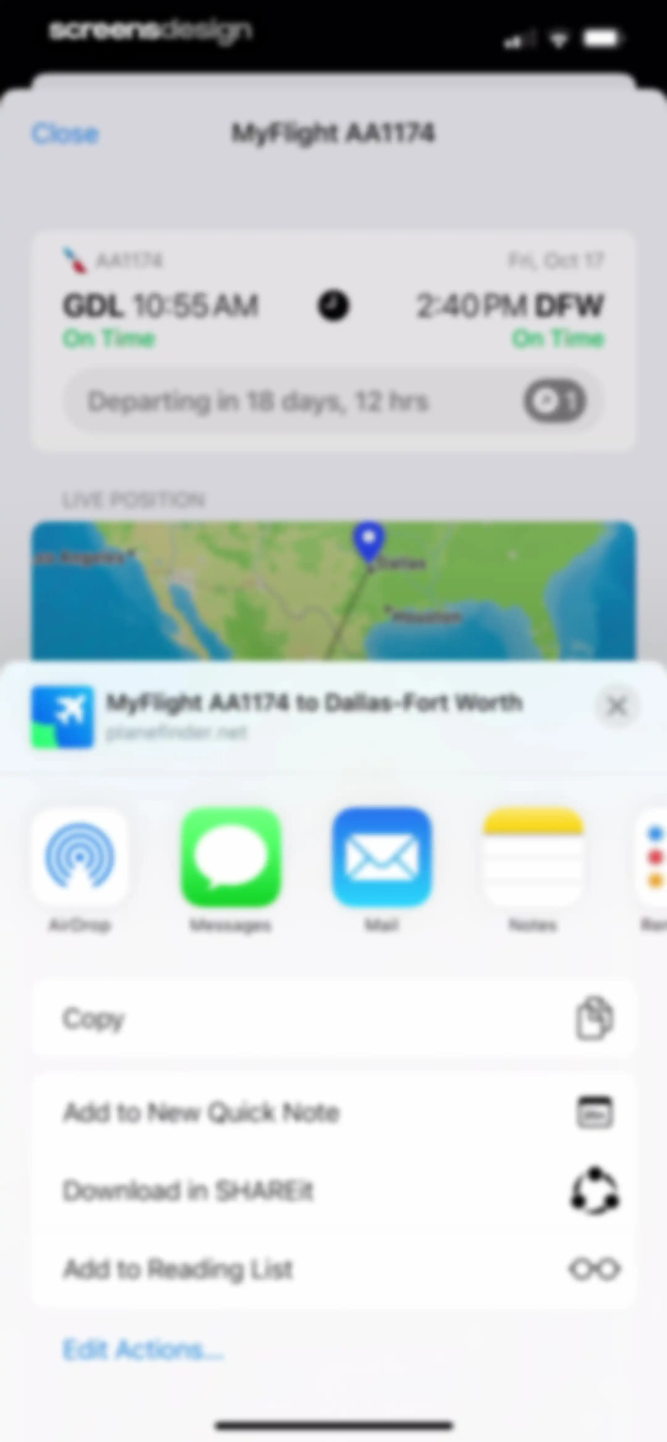 Plane Finder ⁃ Flight Tracker screen 99