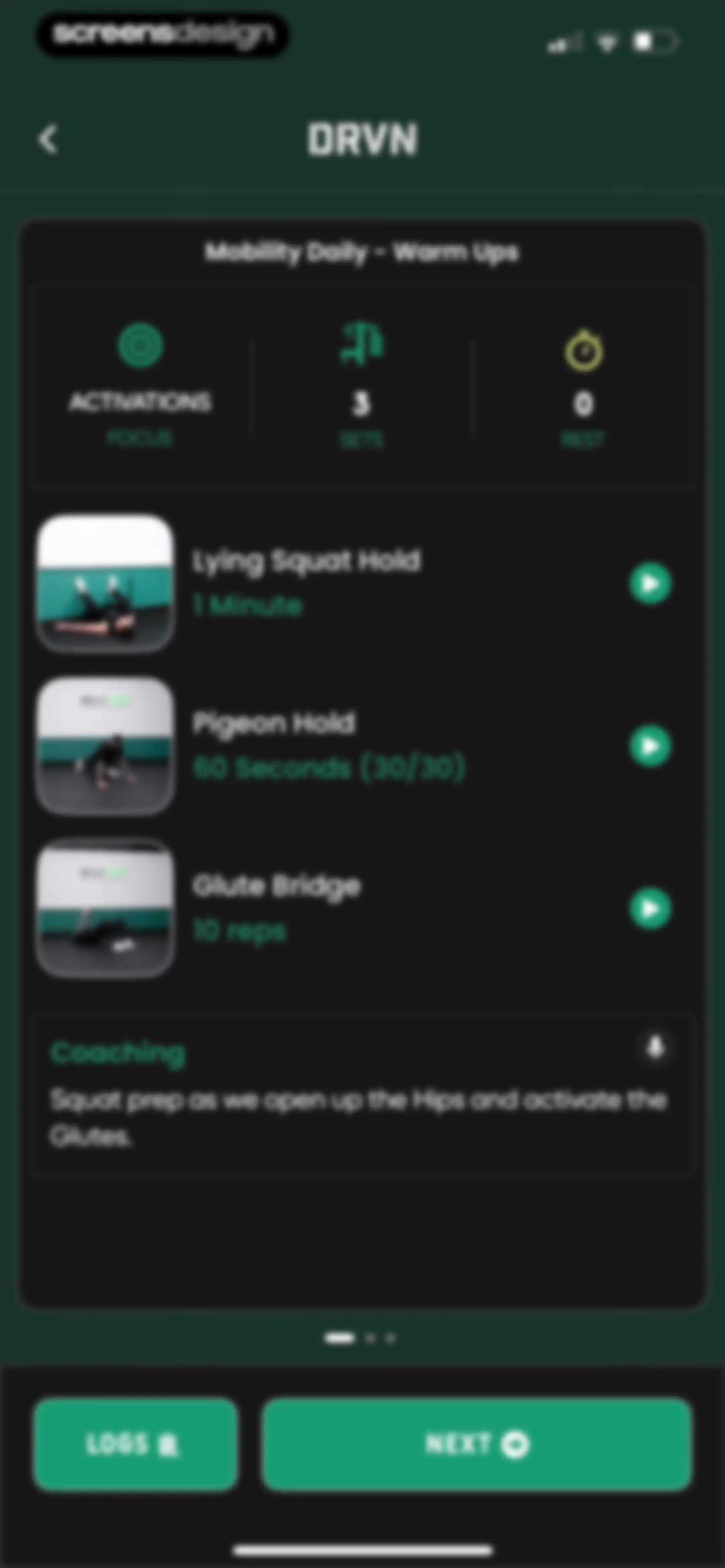 DRVN - Golf & Gym Workouts screen 108