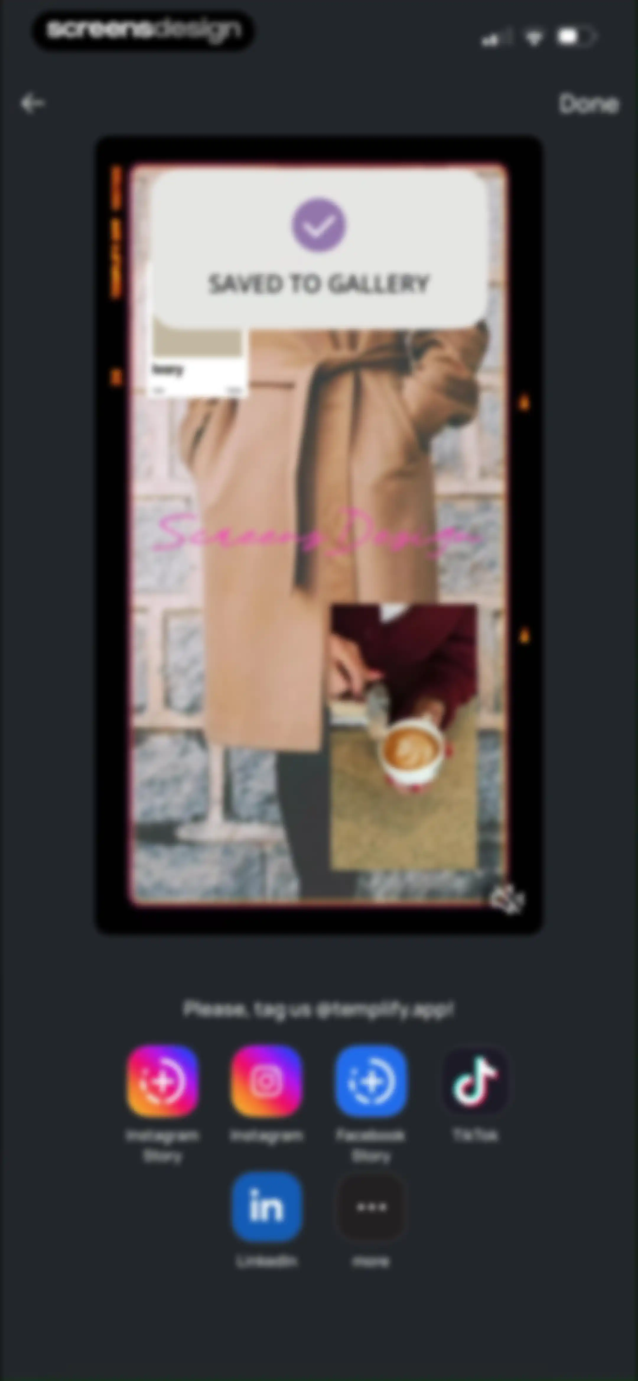 Templify・Video & Reel Maker screen 98