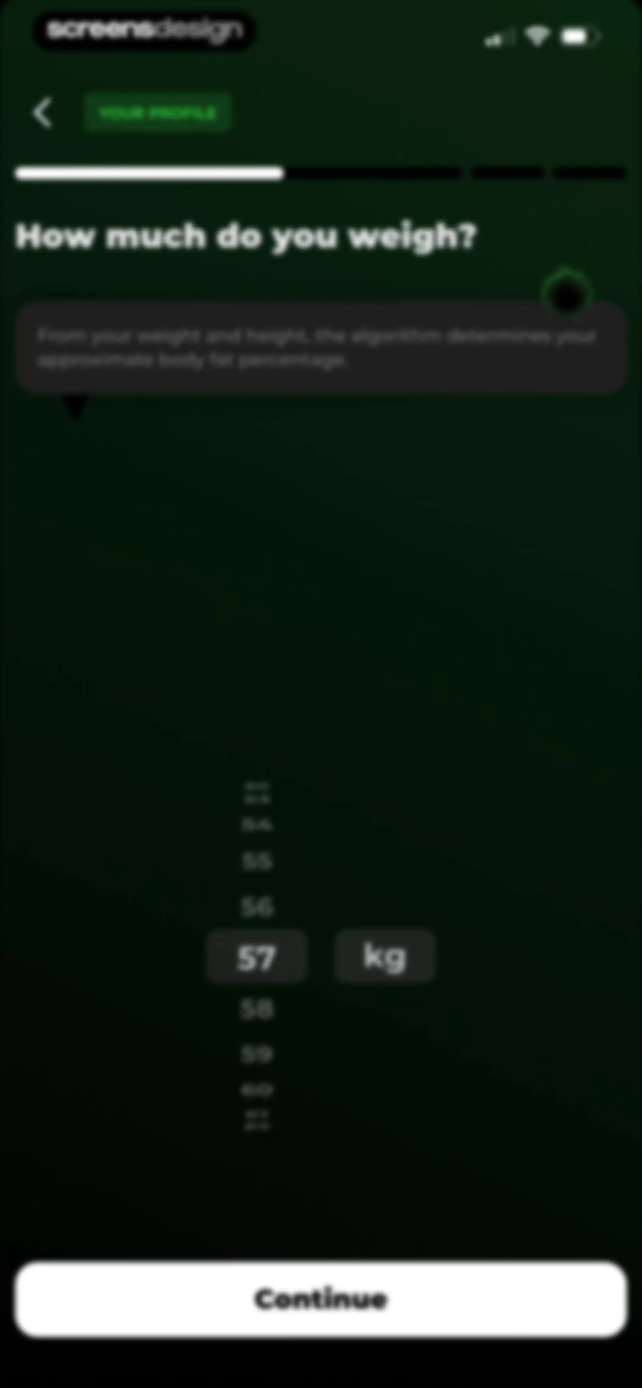 MCI - Personal Training AI screen 12