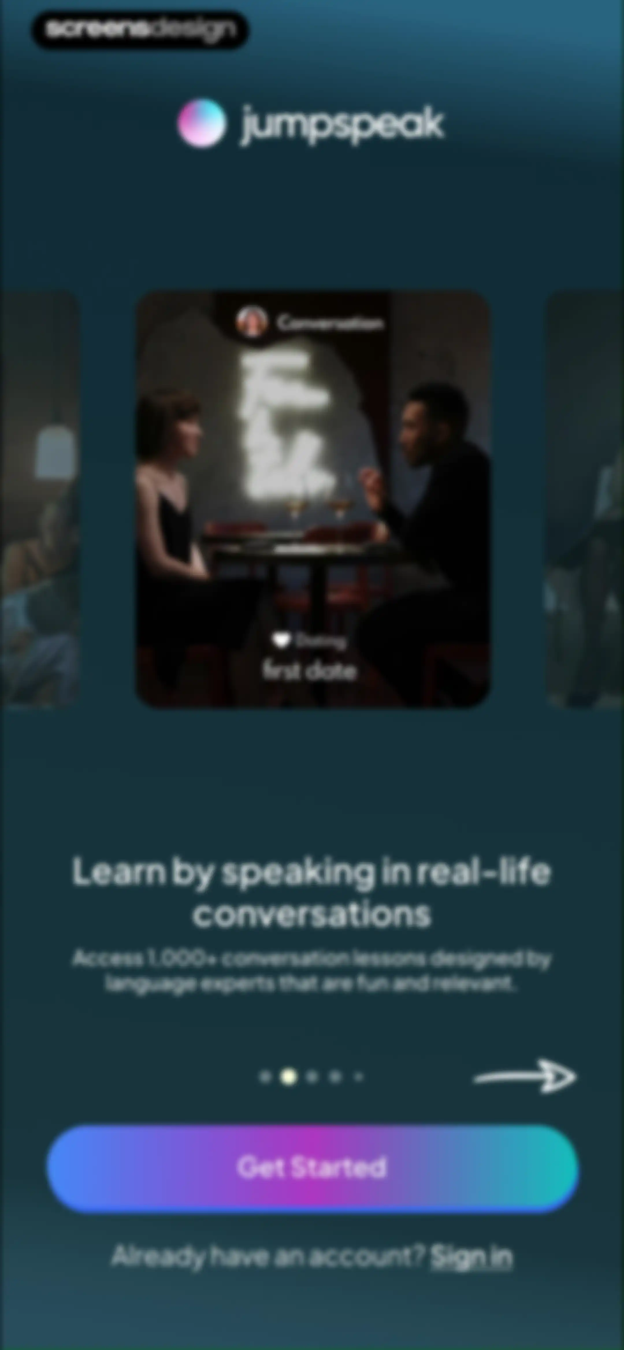 Jumpspeak | Language Learning screen 3
