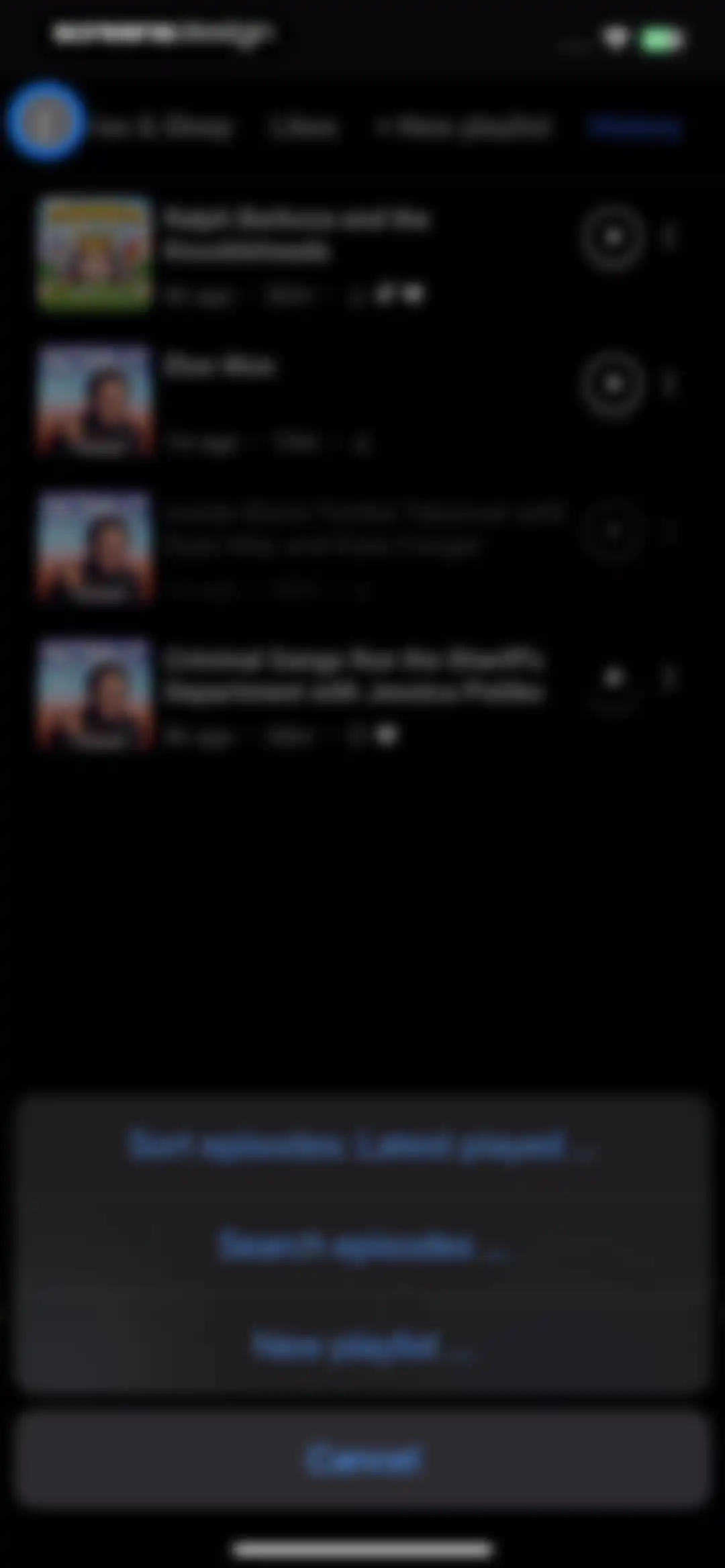 Breaker—The social podcast app screen 98