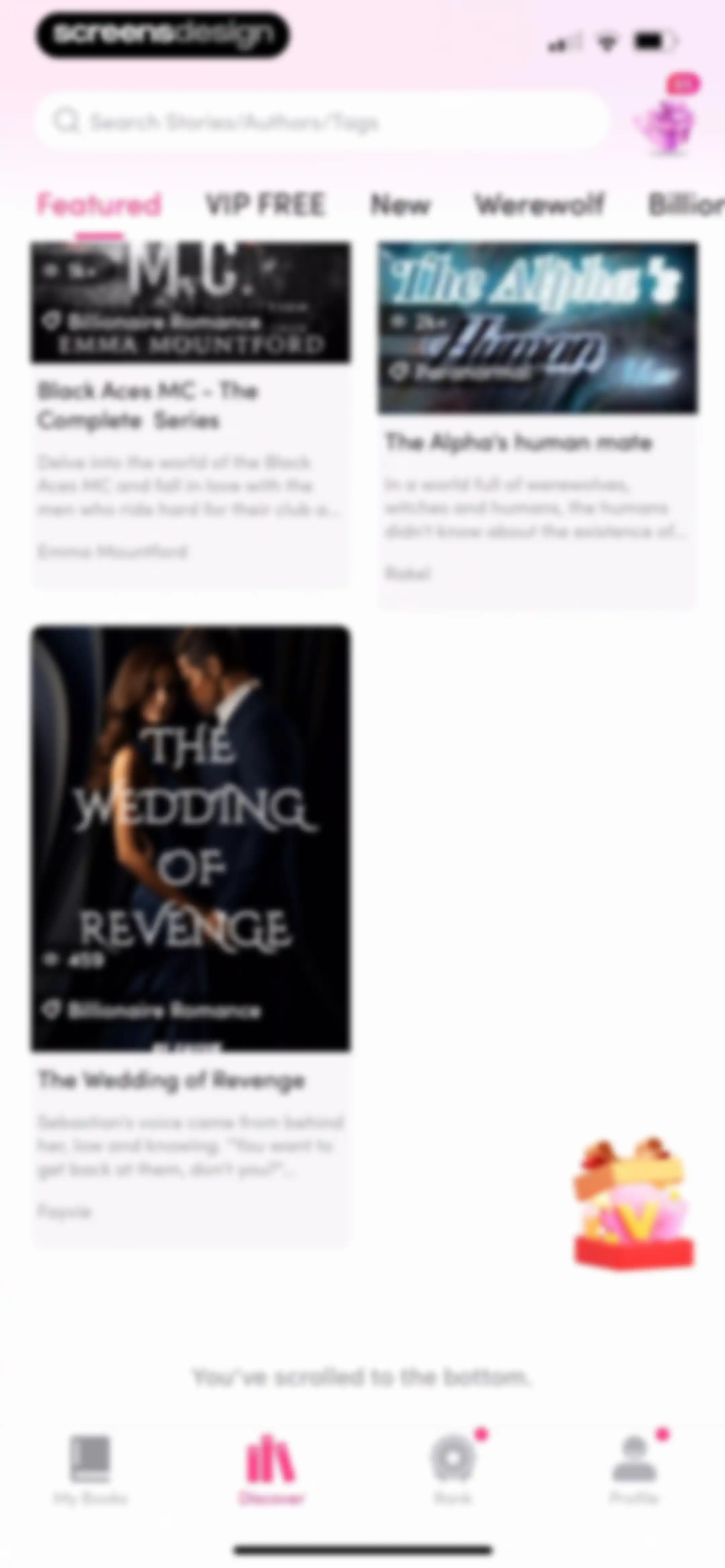 My Fiction: Stories & Novels screen 64