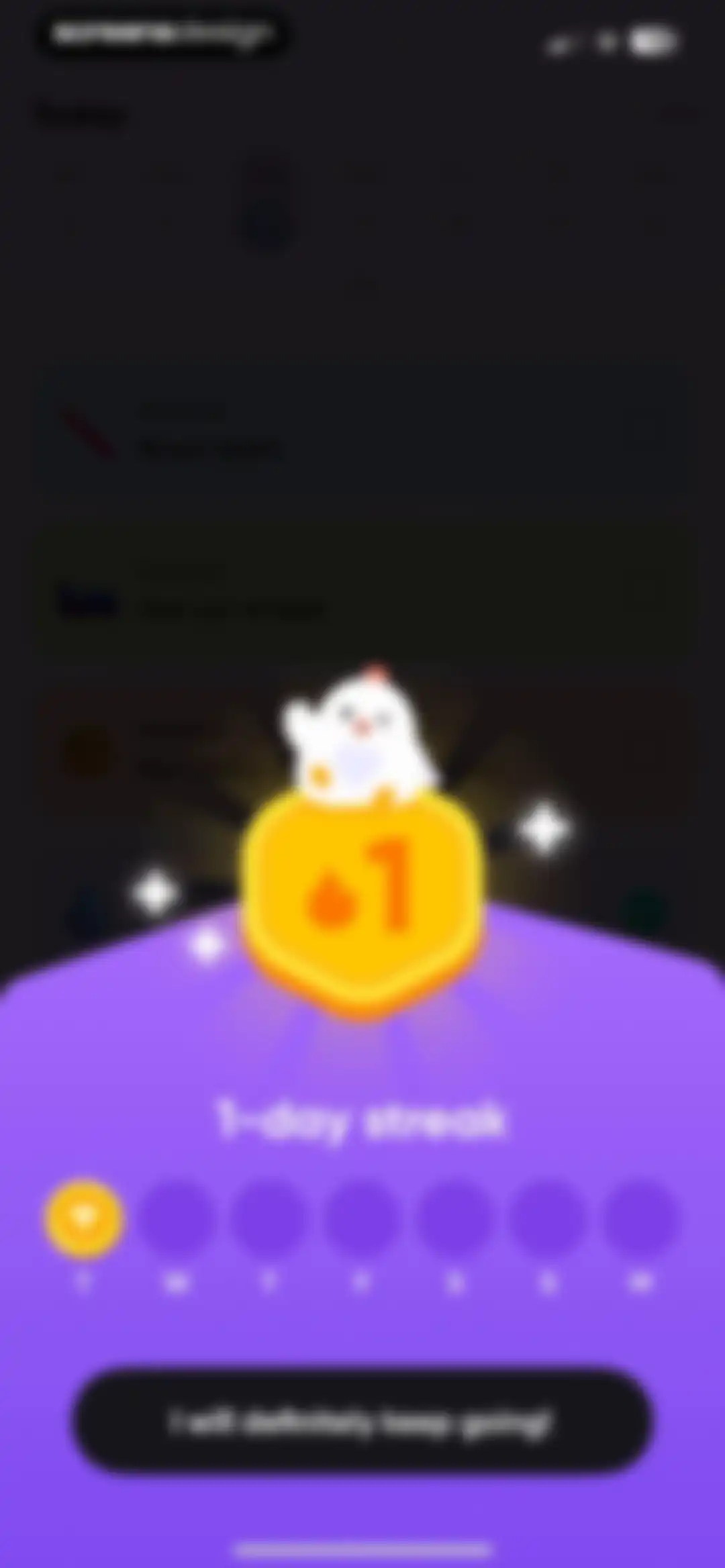 Me+ Lifestyle Routine screen 68