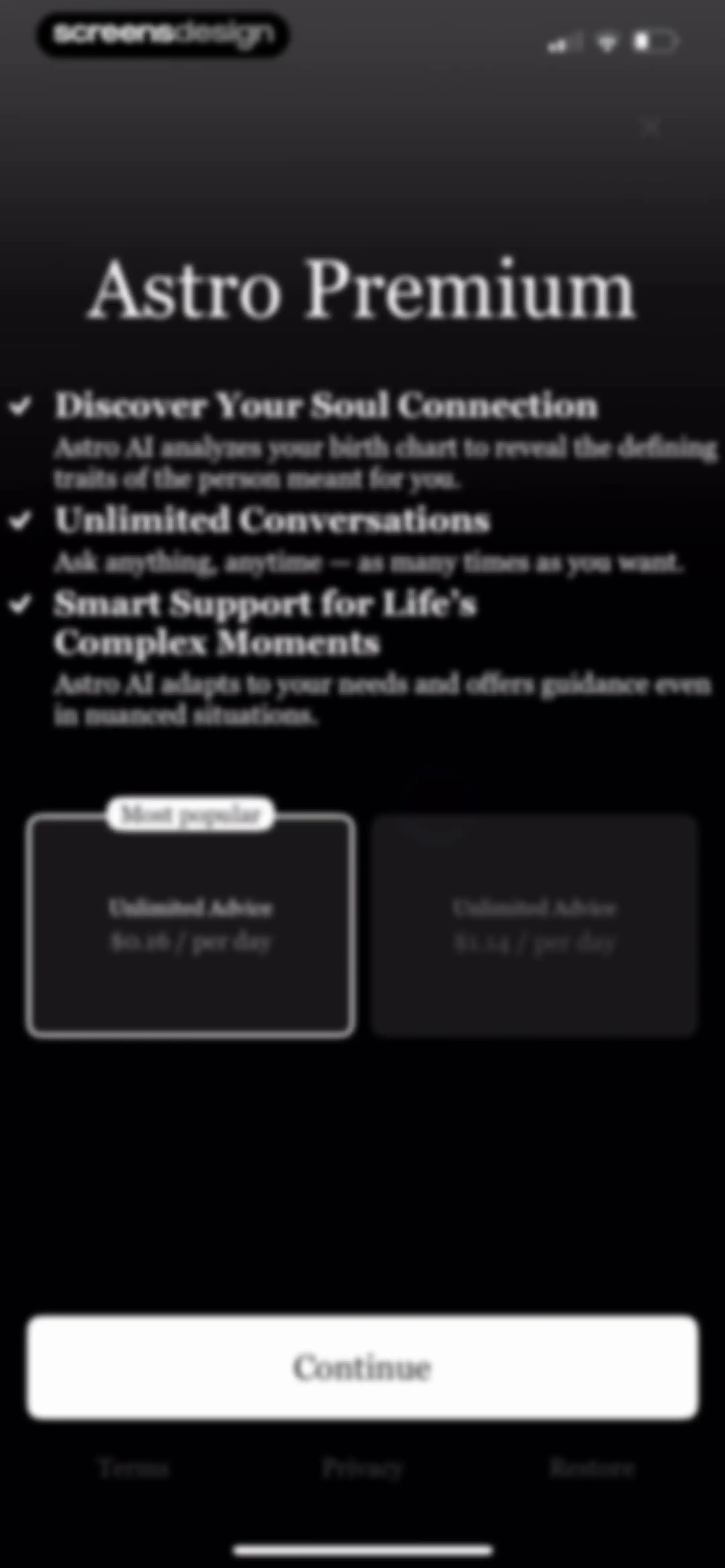 Astro AI: Life Advice screen 66