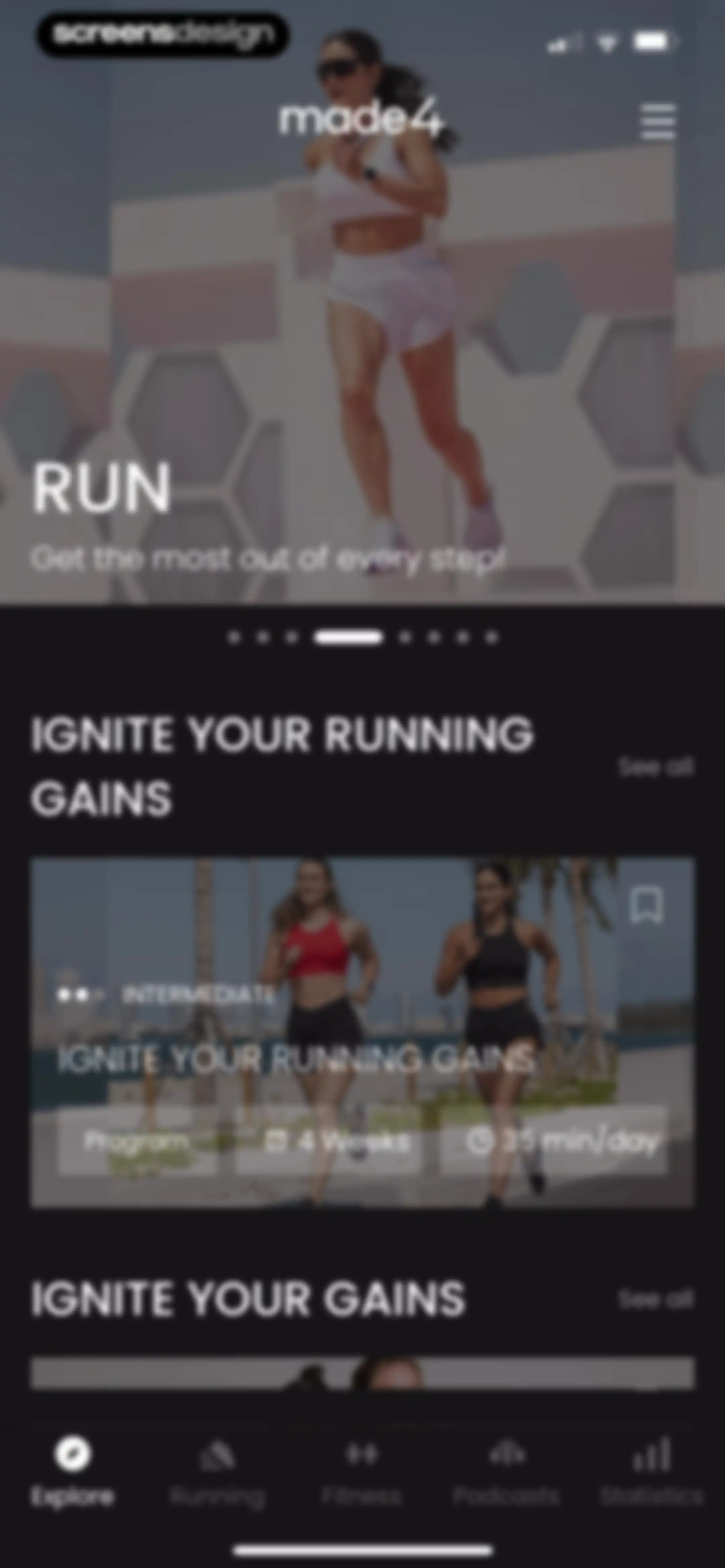 Made4 - Fitness & Running screen 20