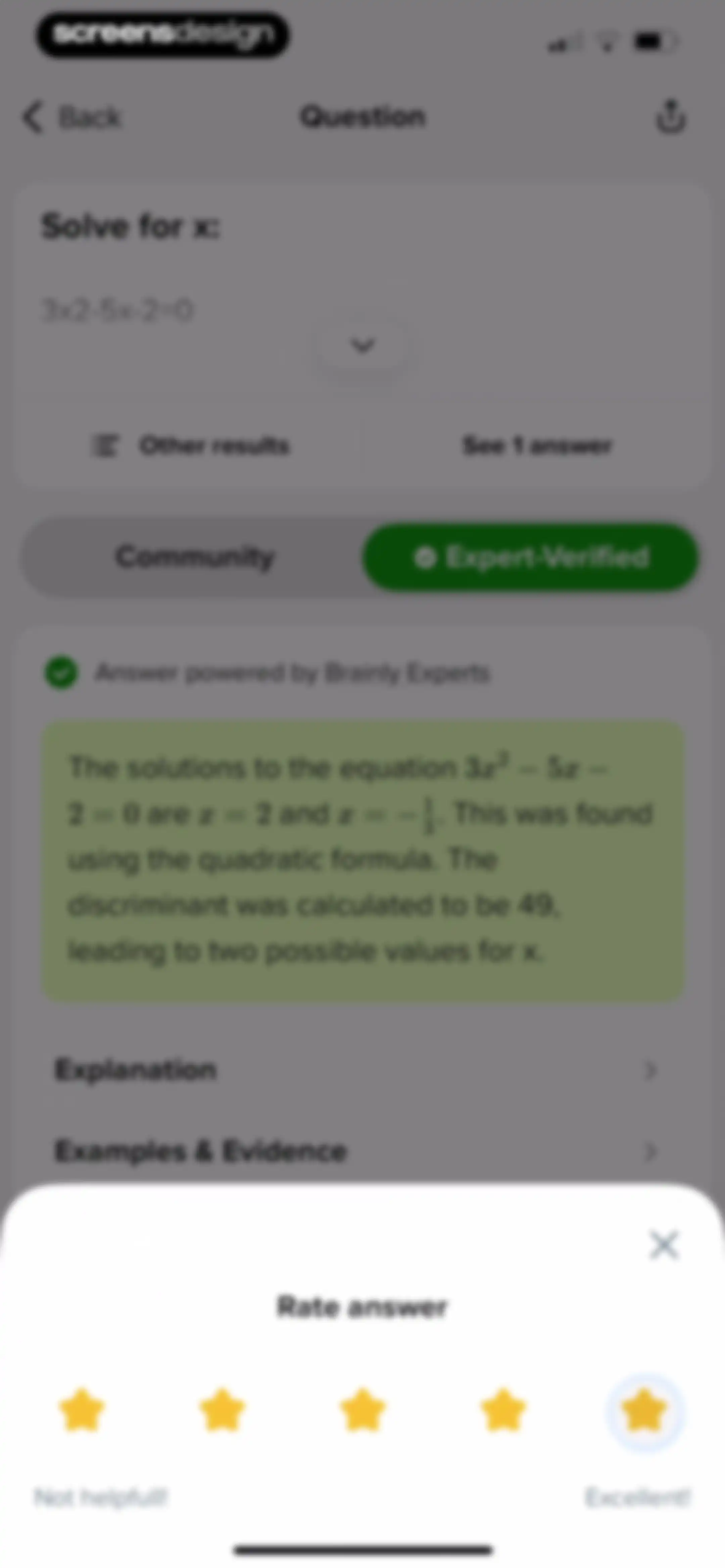 Brainly: Your Personal Tutor screen 133