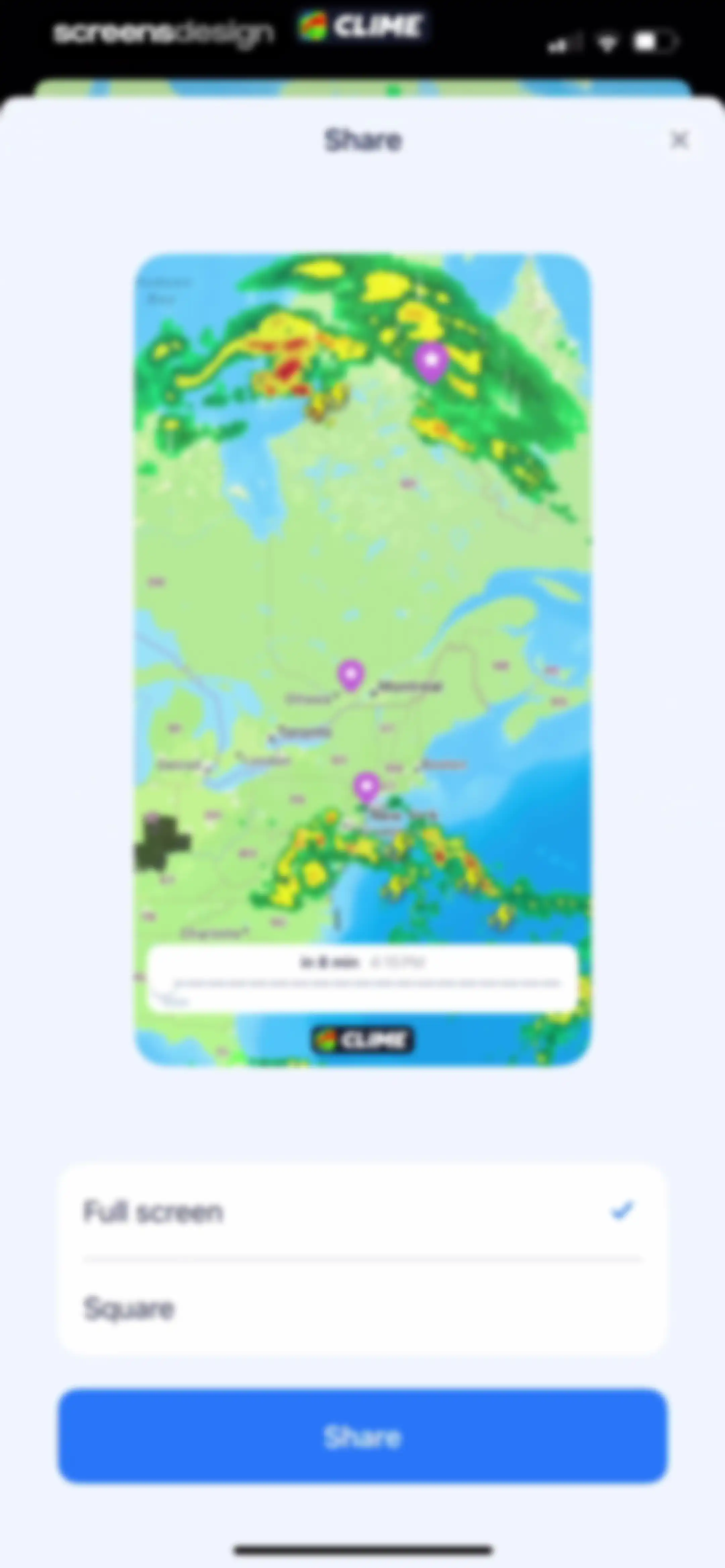 Clime: NOAA Weather Radar Live screen 76