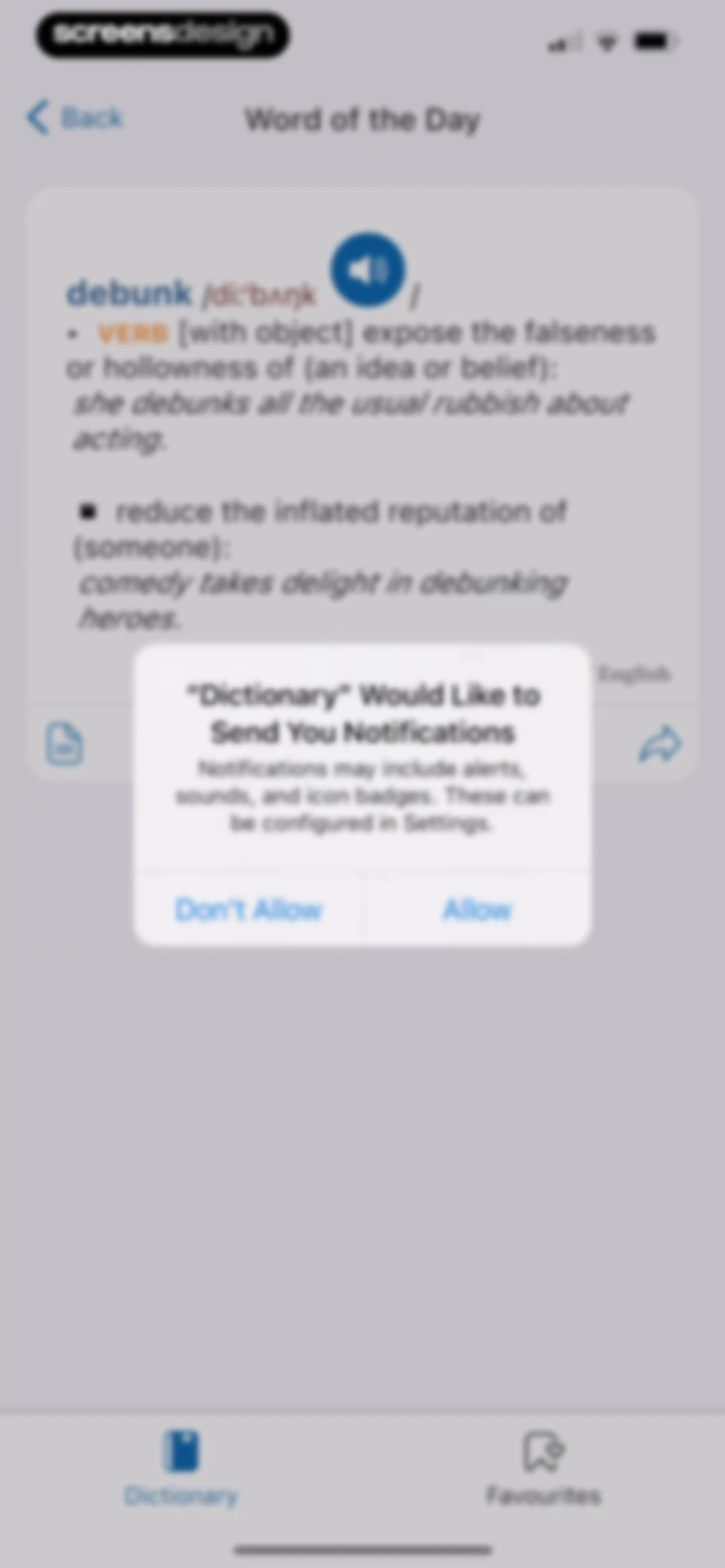 Oxford Dictionary & Thesaurus screen 20
