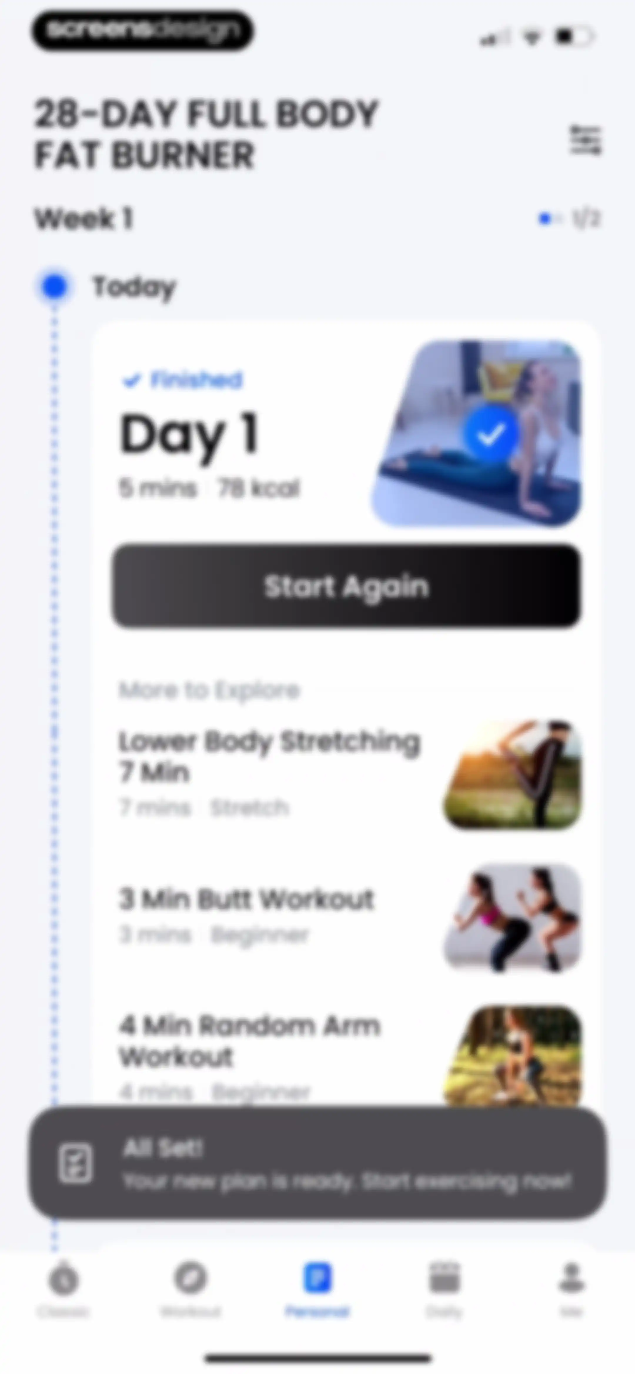 Home Workout - No Equipments screen 267