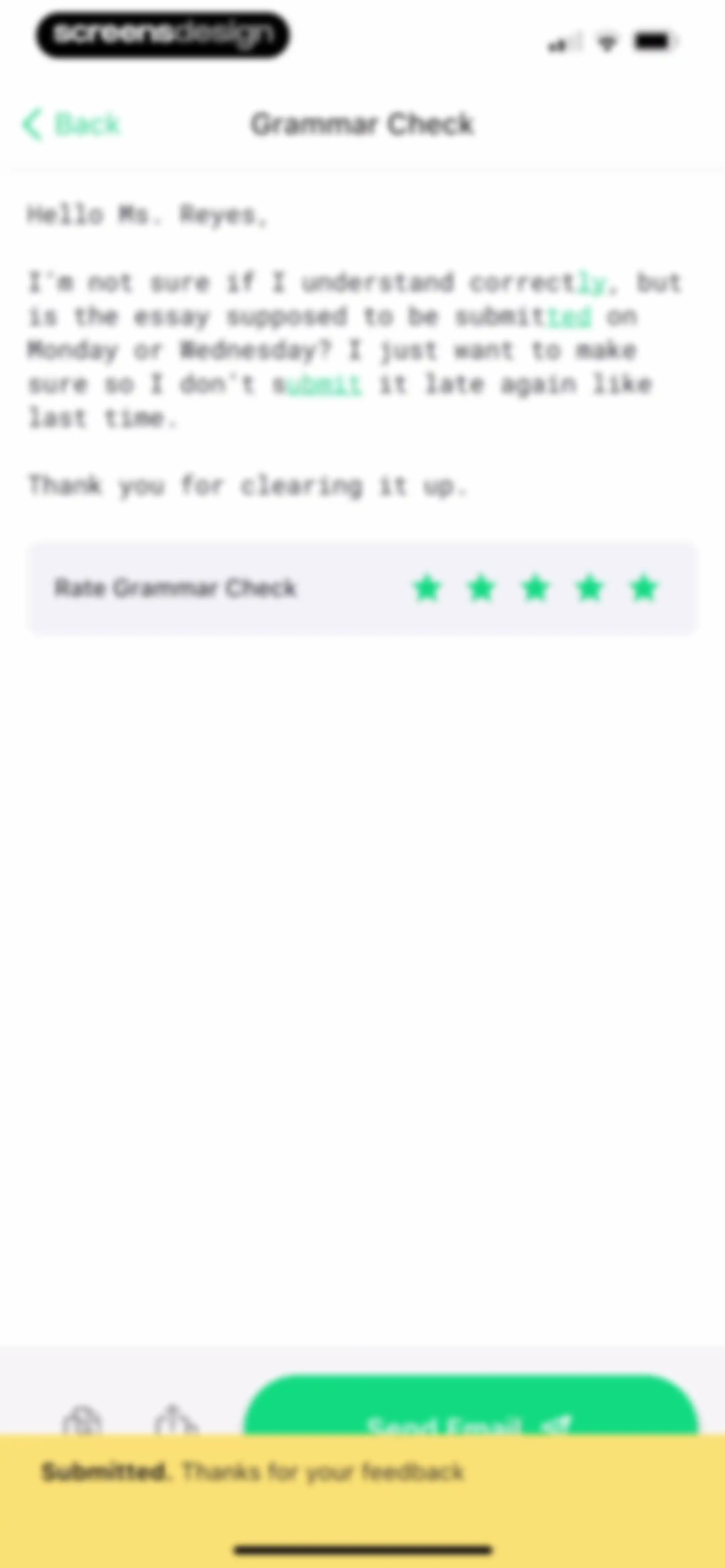 Friday AI Email Writer screen 42