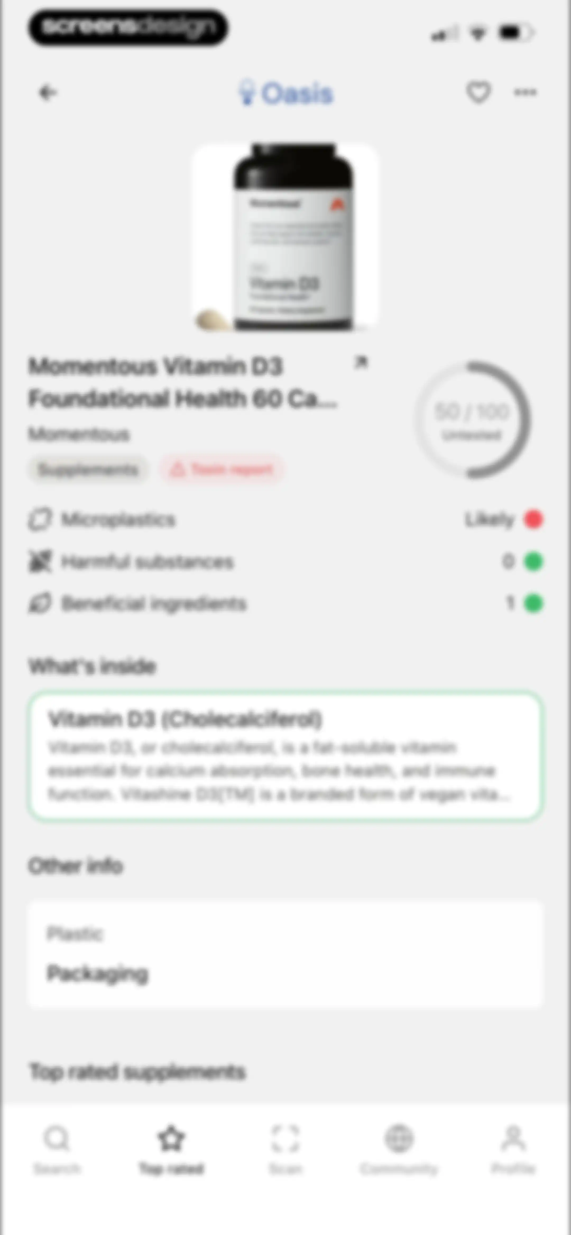 Oasis – What's Healthy screen 54