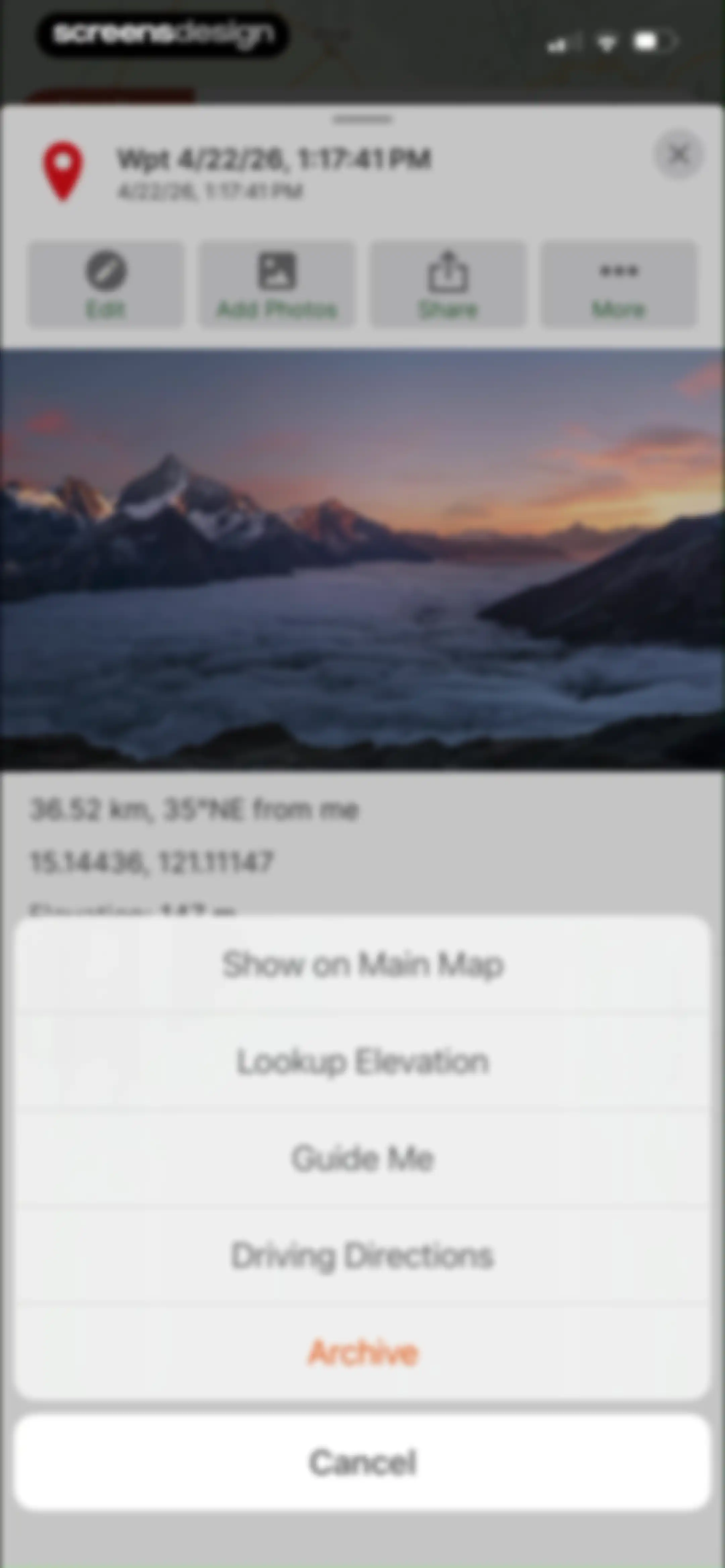 Gaia GPS: Mobile Trail Maps screen 36