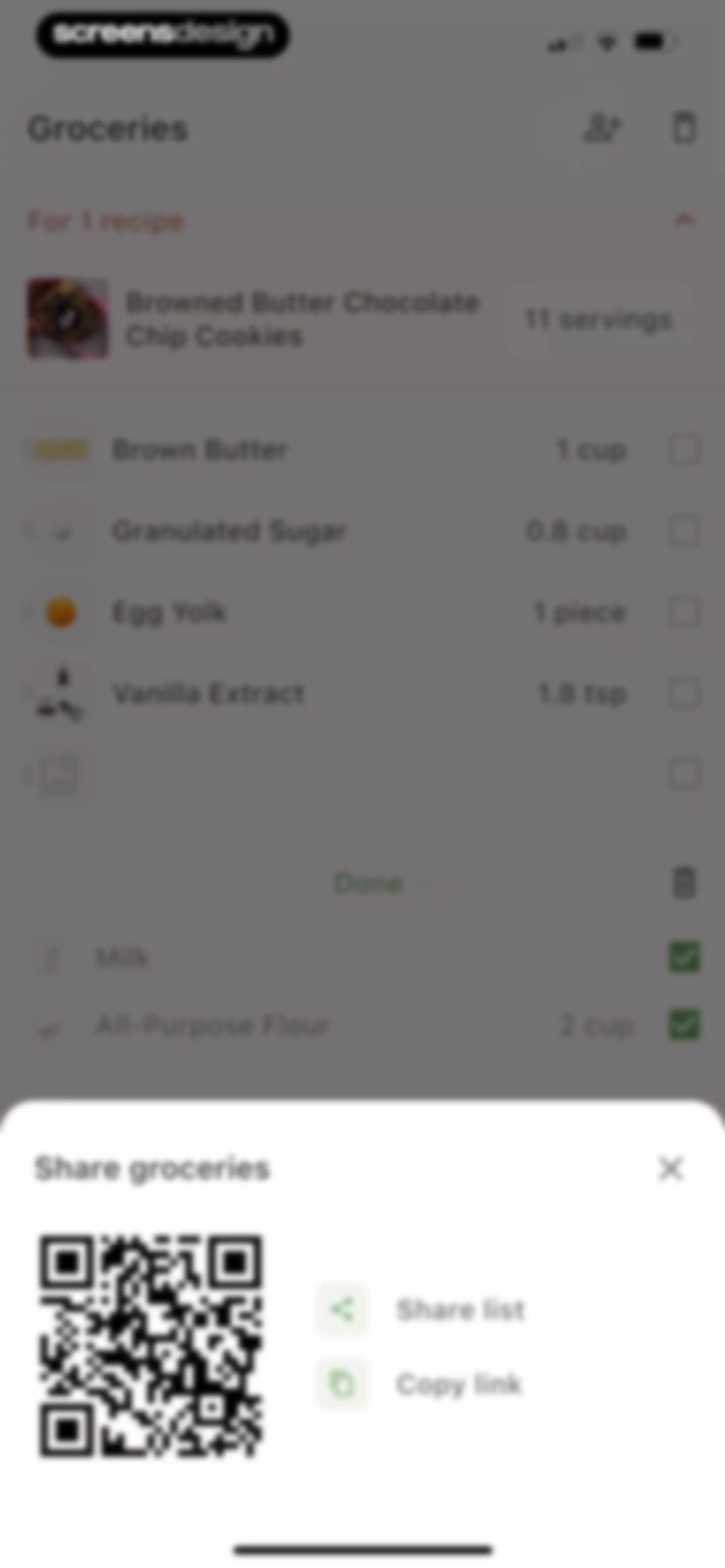 All My Meals - Keep Recipes screen 99