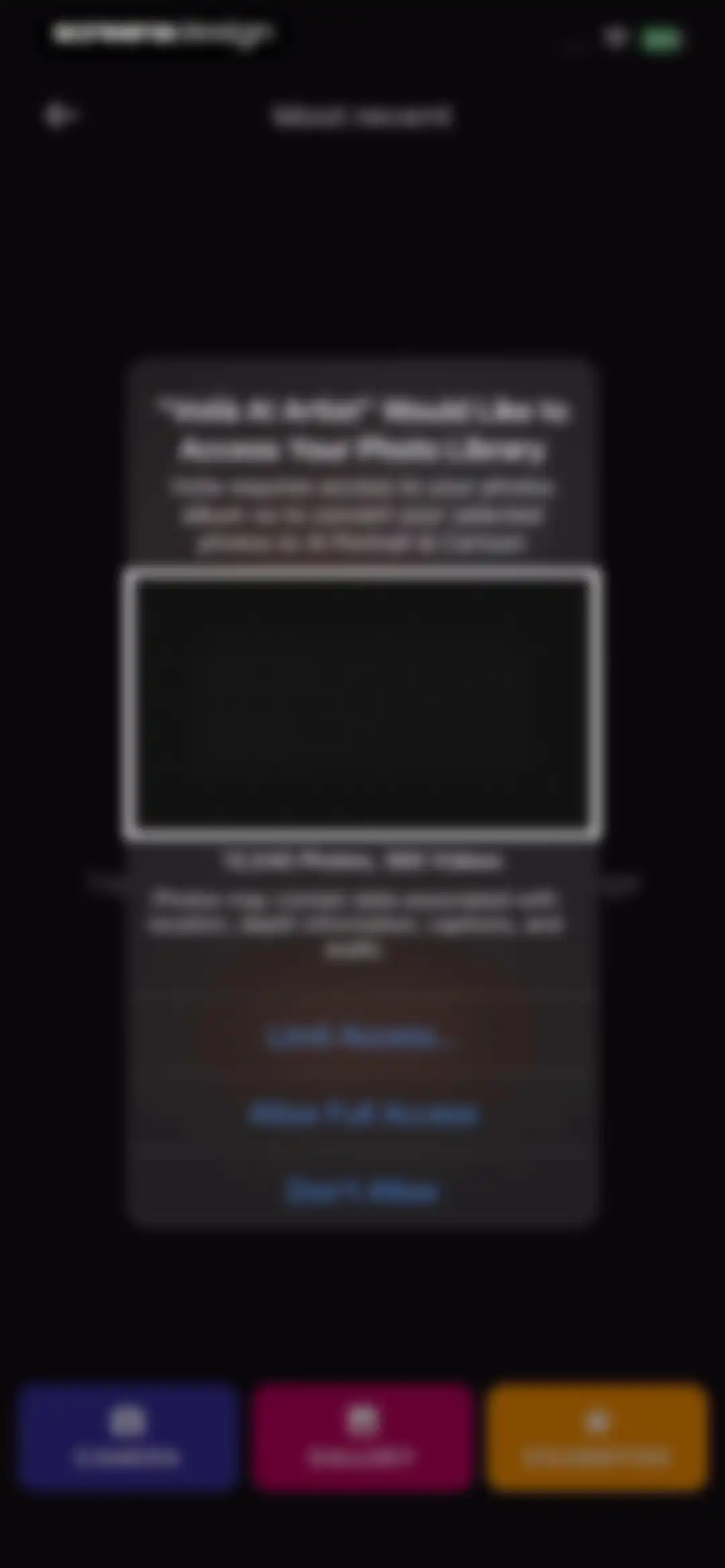 Voilà AI Artist Cartoon Filter screen 6