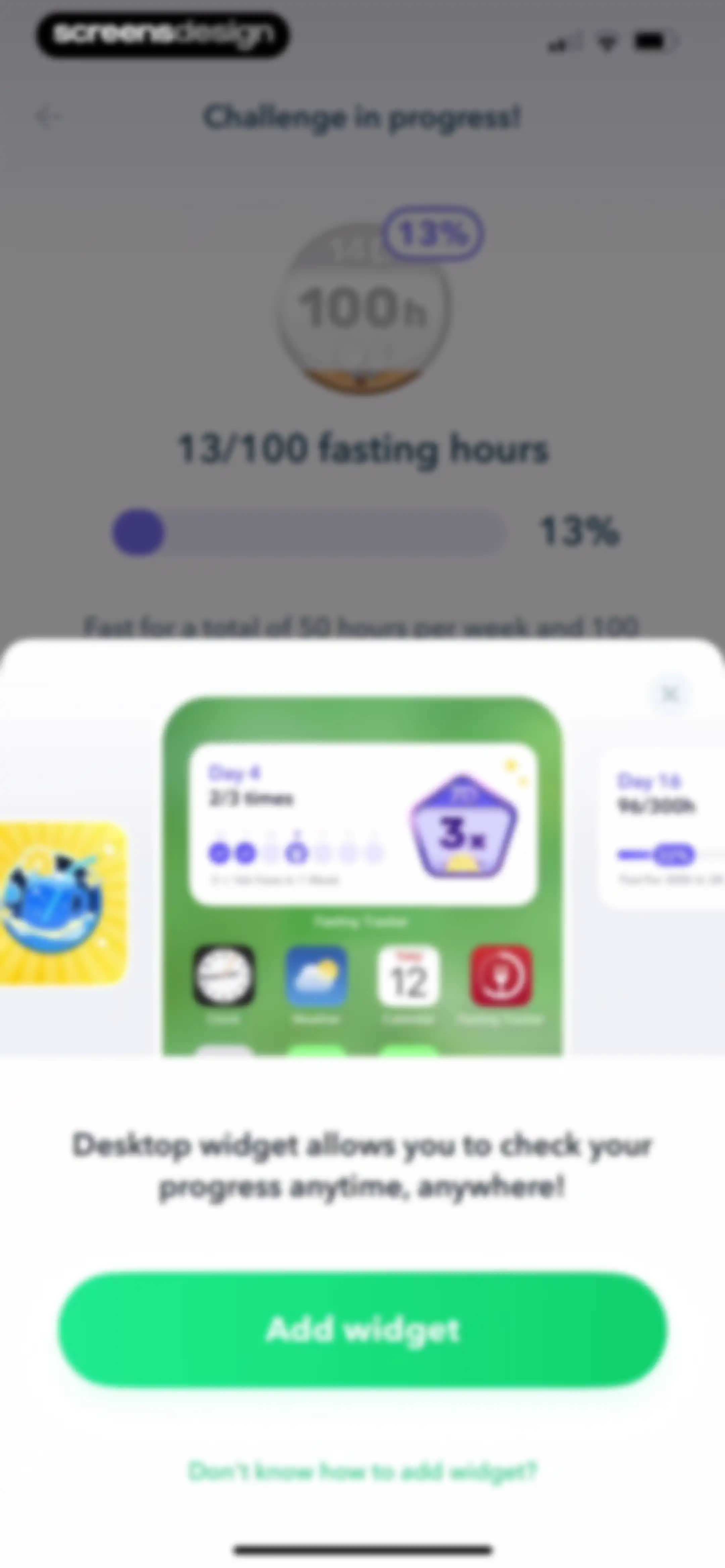 Intermittent Fasting Tracker - screen 180