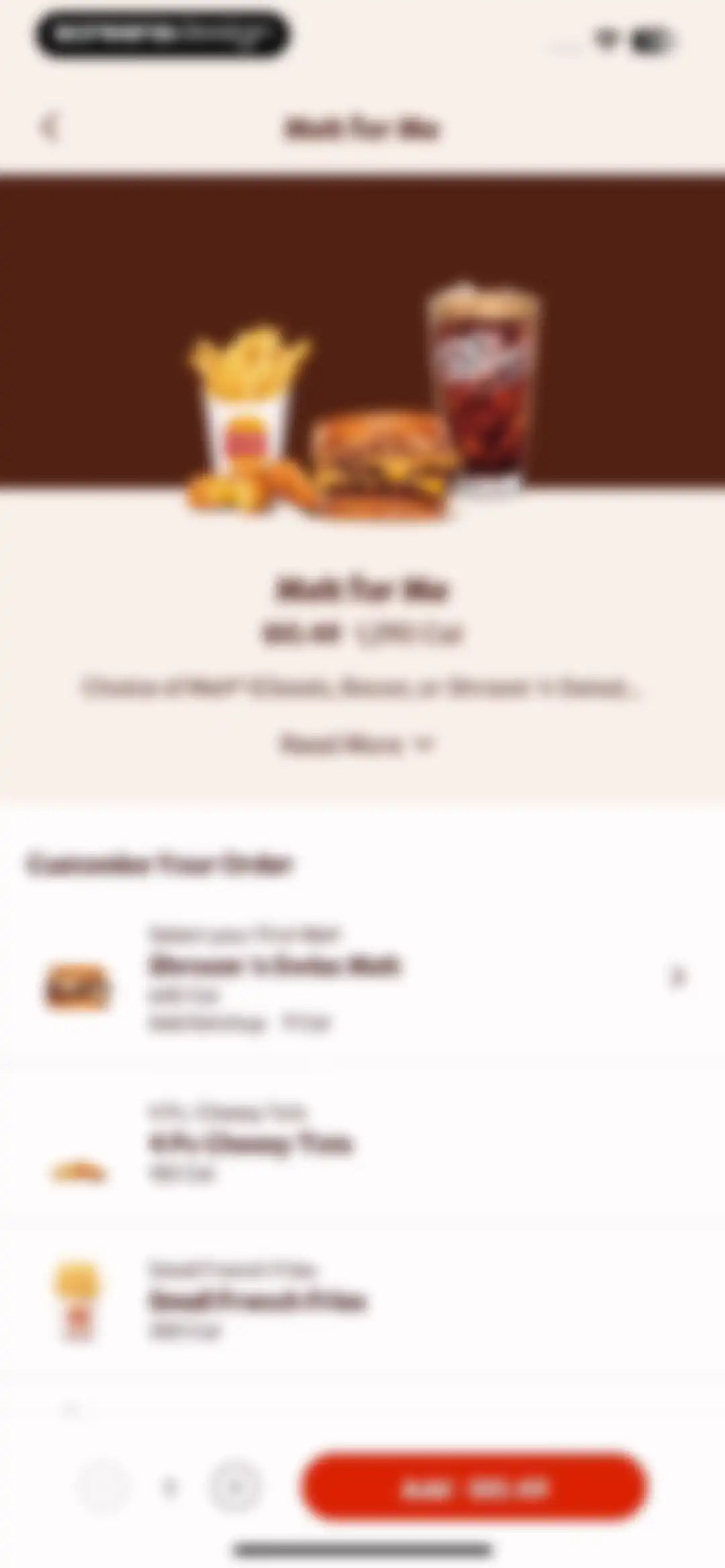 BURGER KING® App screen 24