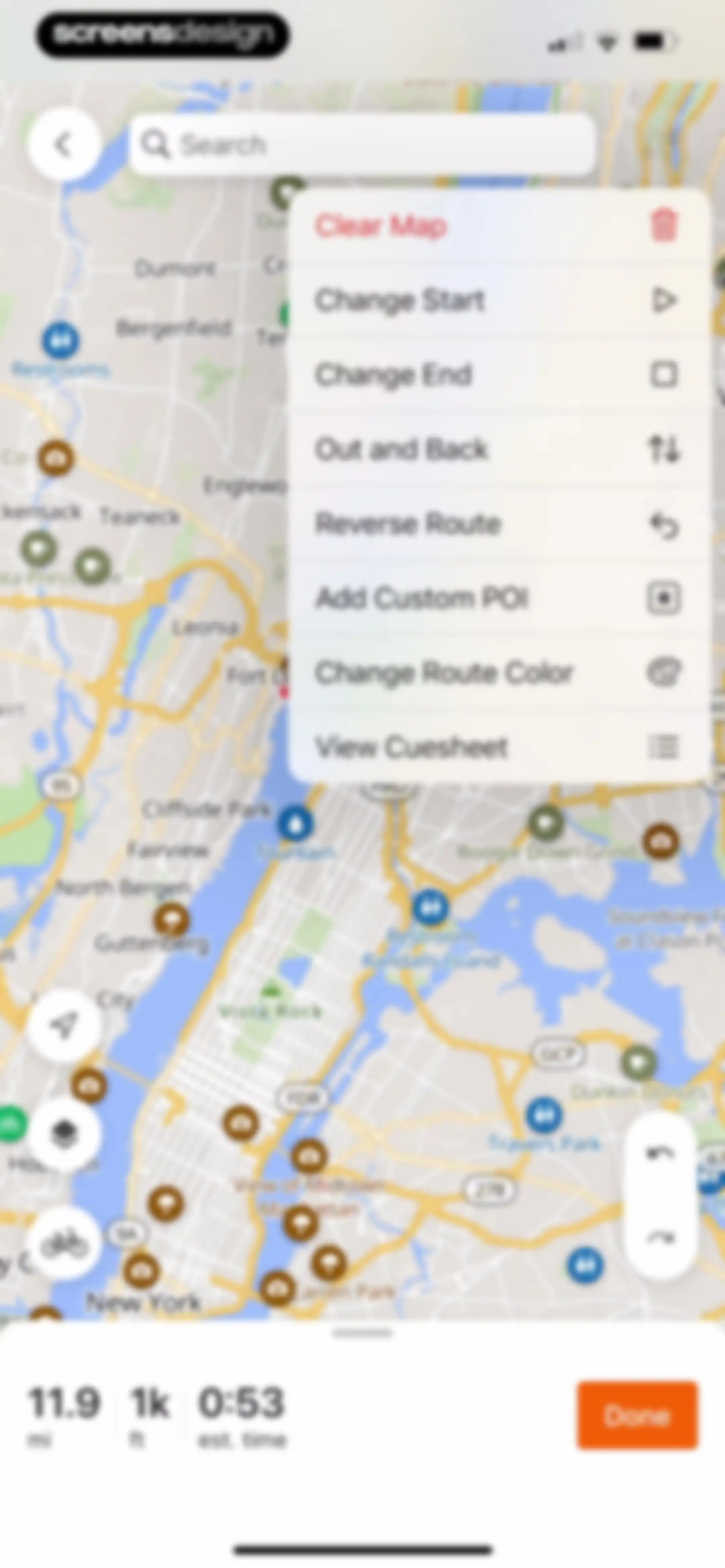 Ride with GPS: Bike Navigation screen 49