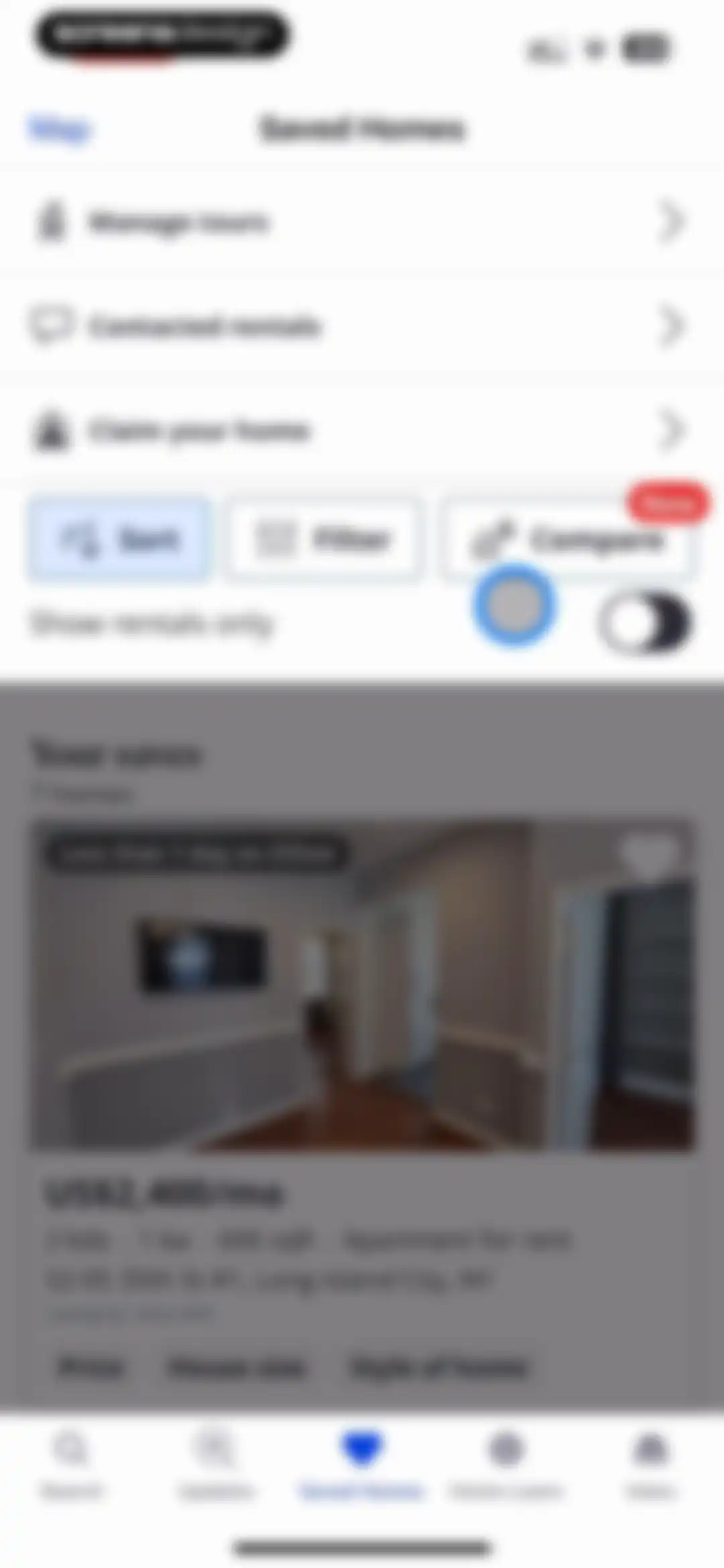 Zillow Real Estate & Rentals screen 158
