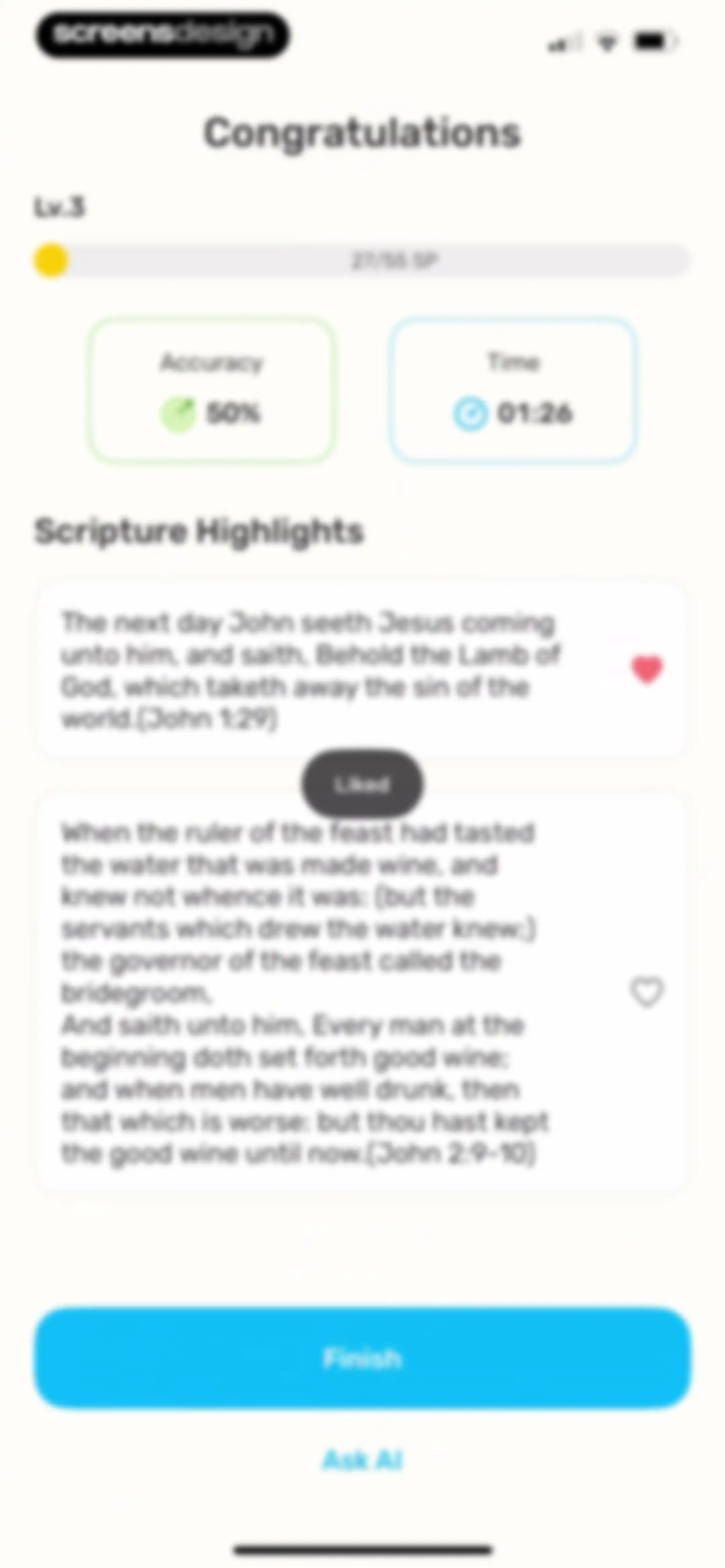 Bible Study - Manna screen 102
