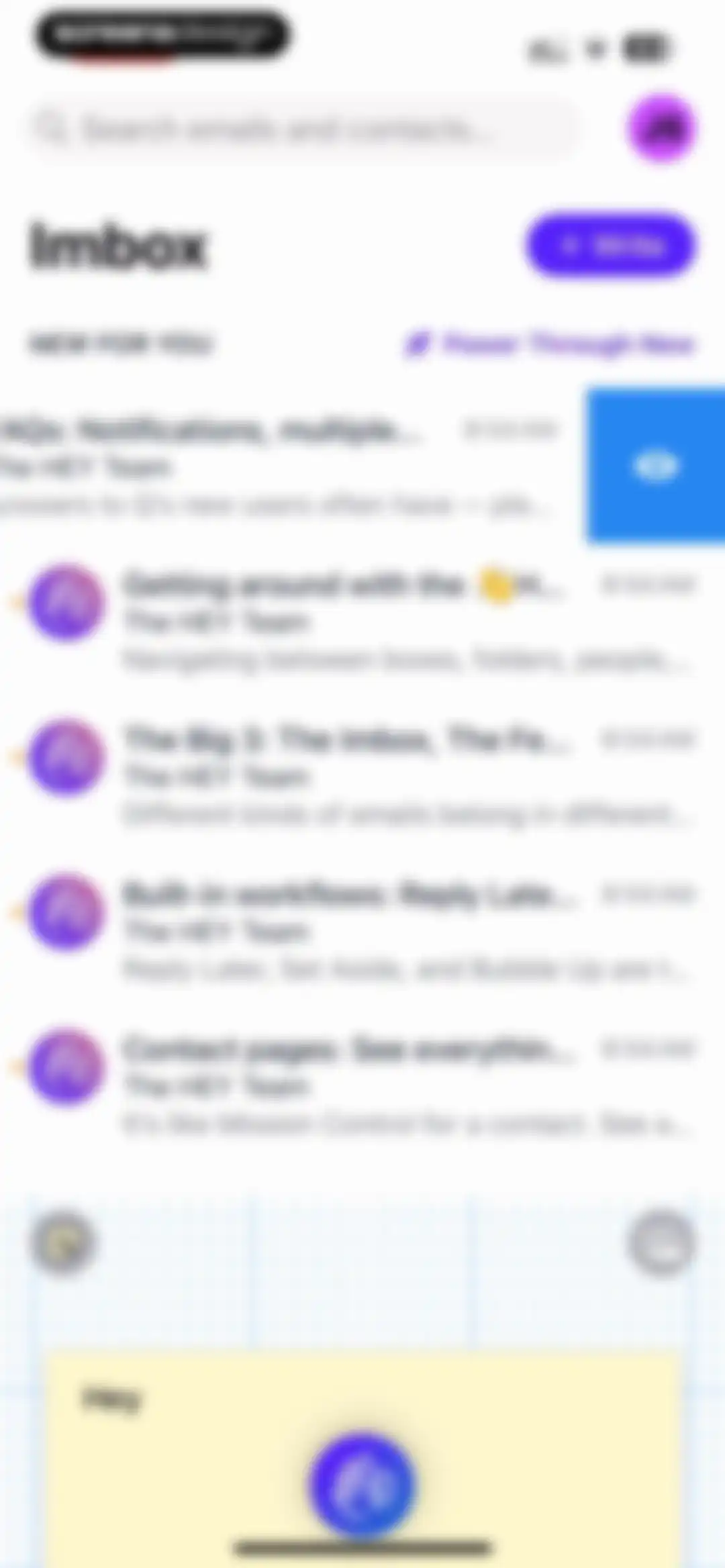 HEY Email screen 131