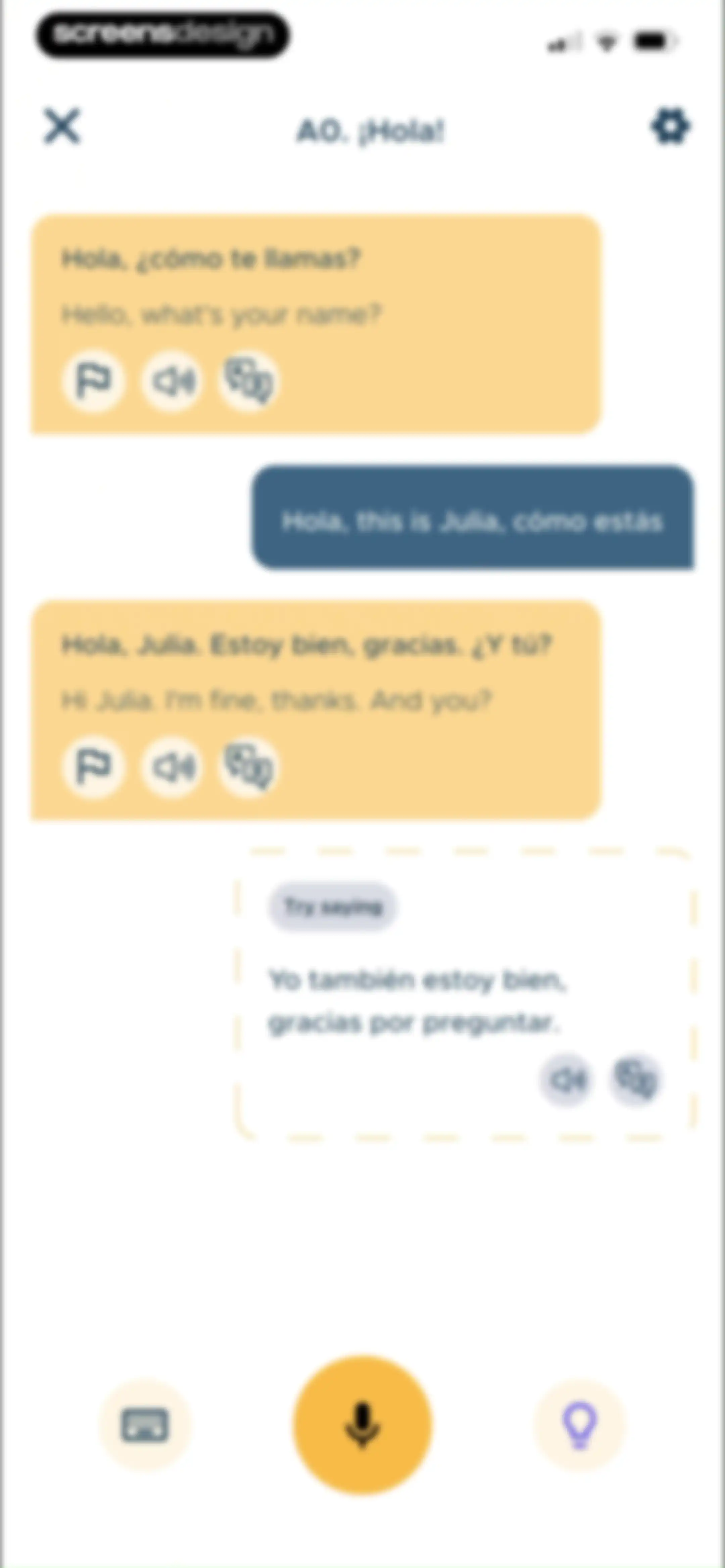 BeeSpeaker Learn English screen 87