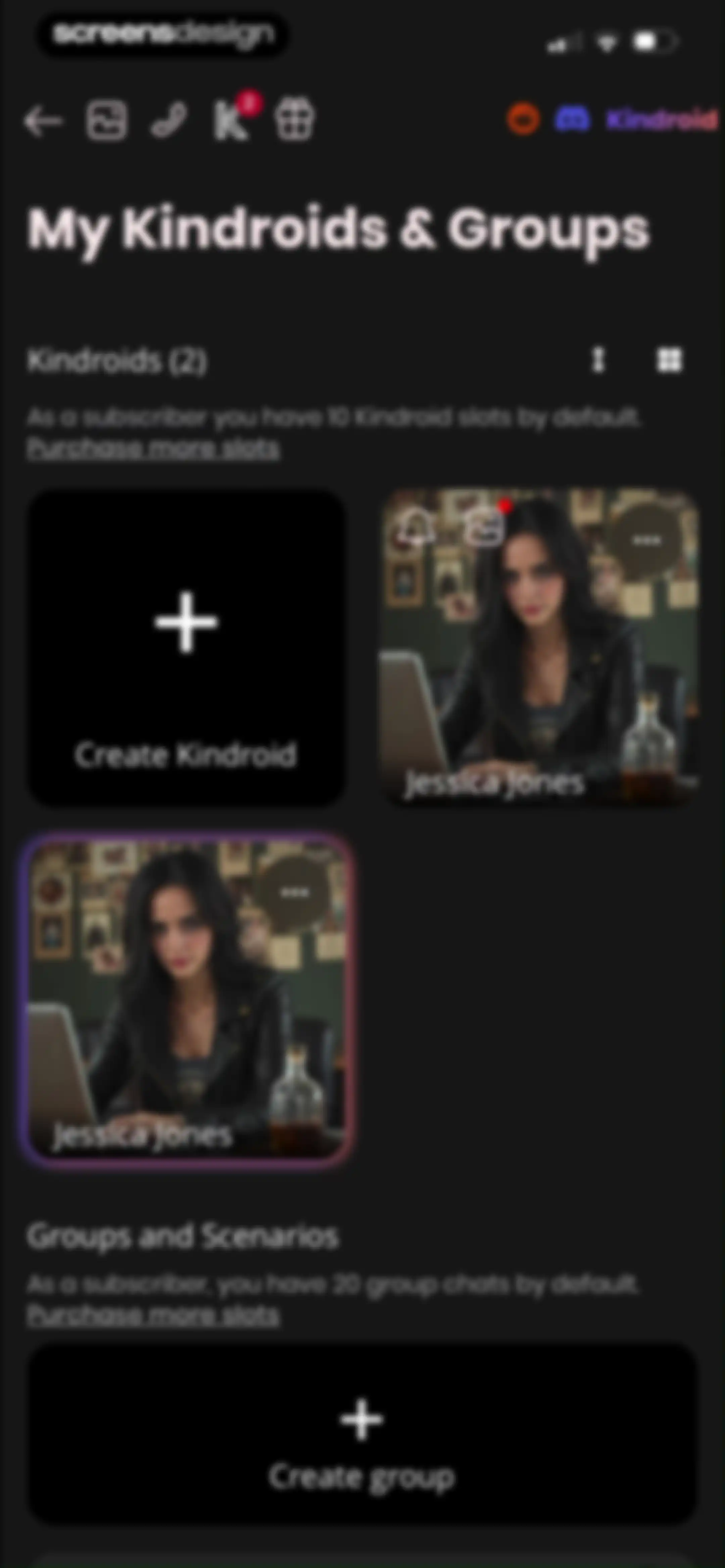 Kindroid: Your Personal AI screen 106