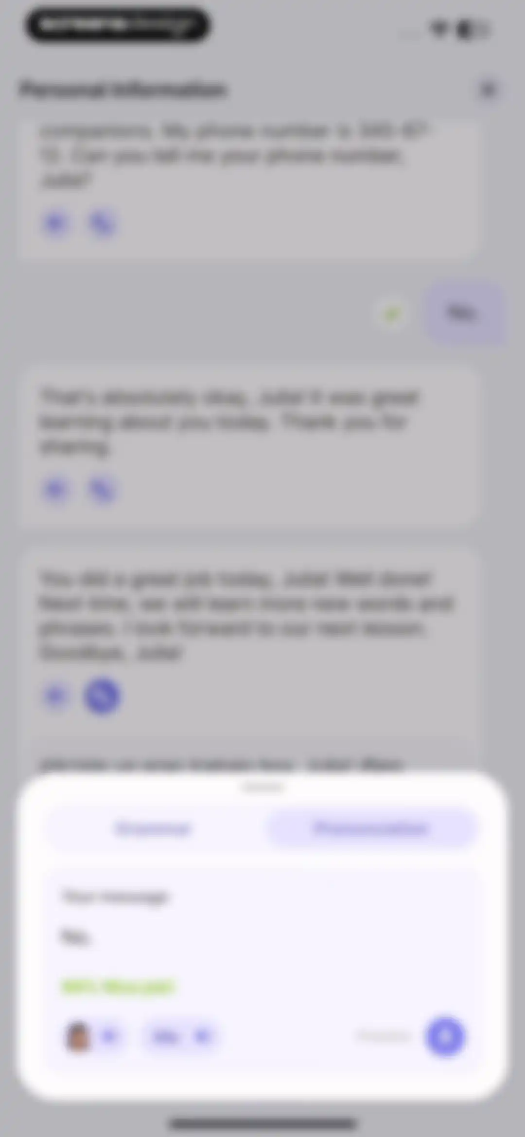 JustSpeak – AI English Tutor screen 63