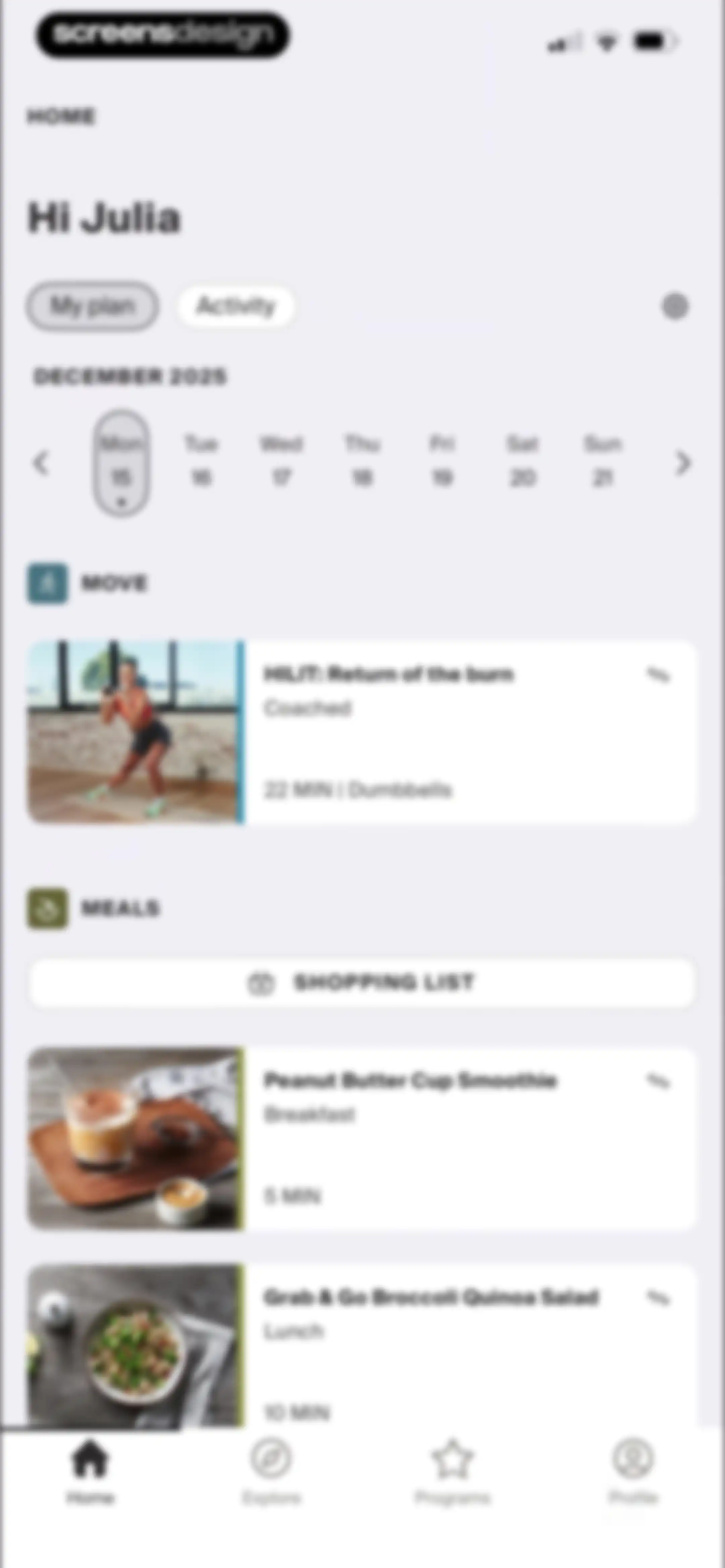 Centr: Strength & Fitness App screen 34