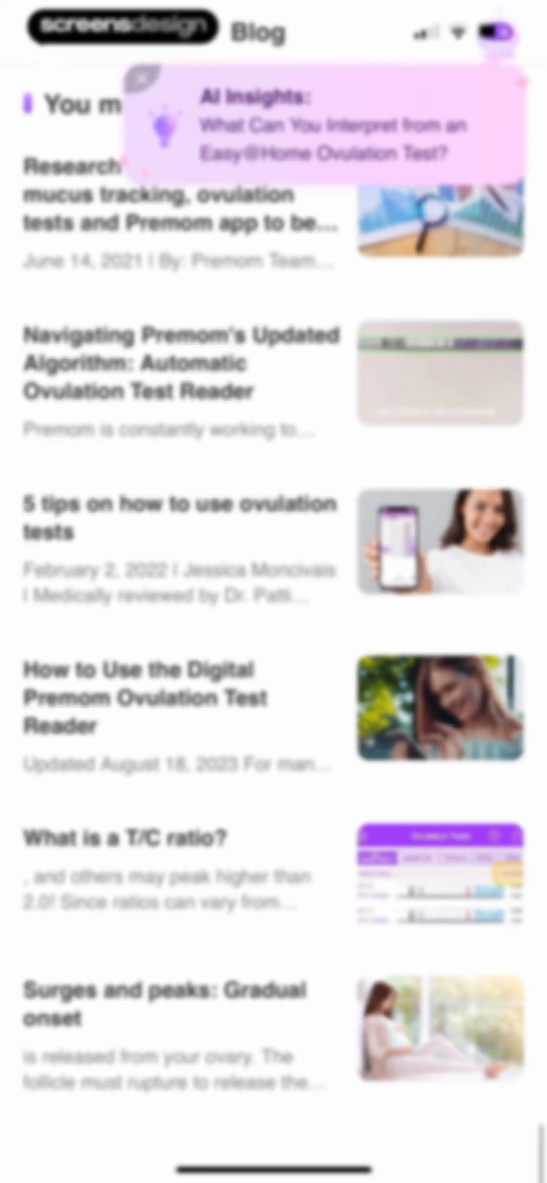 Premom-Ovulation Tracker, PCOS screen 160