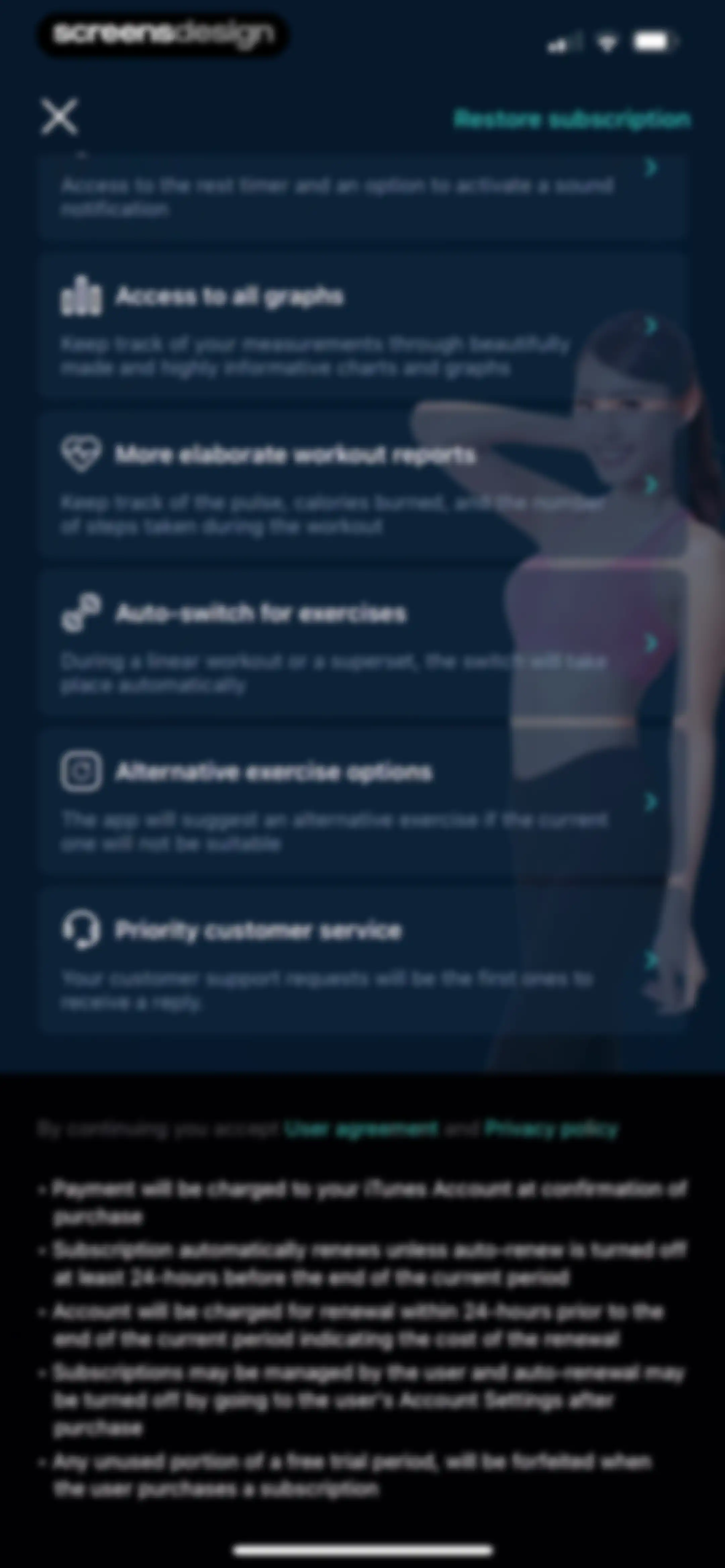 Fitness App: Gym Workout Plan screen 97