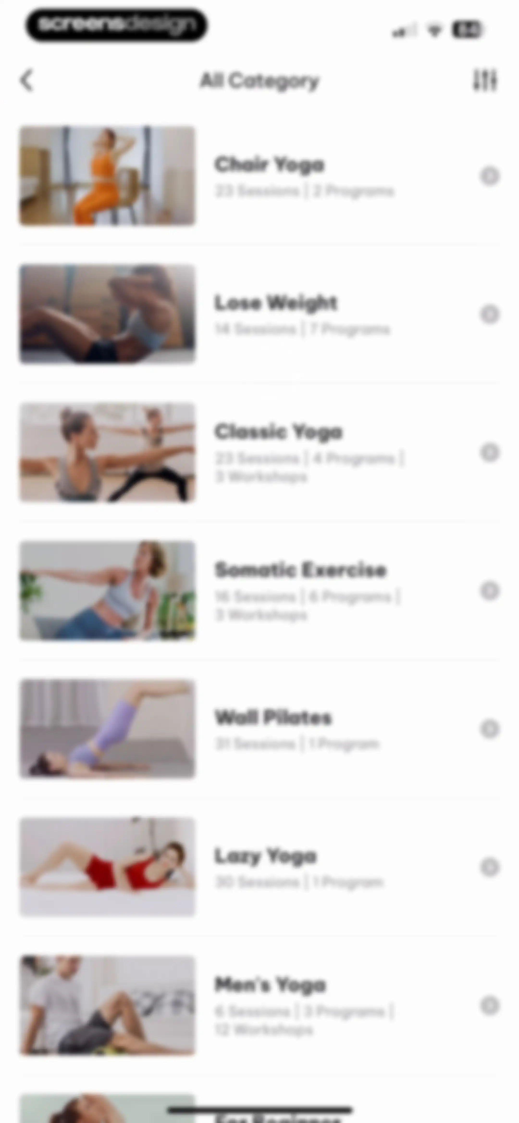 Daily Yoga: Yoga for Fitness® screen 96