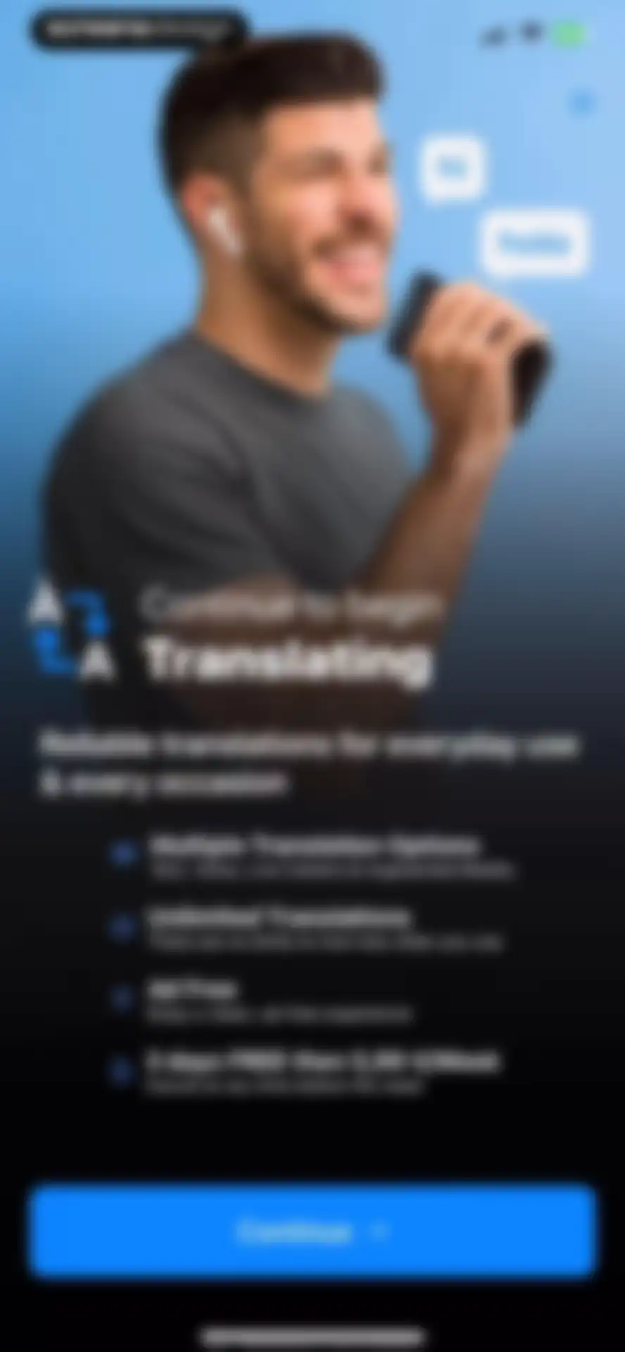 Translate Anything screen 3