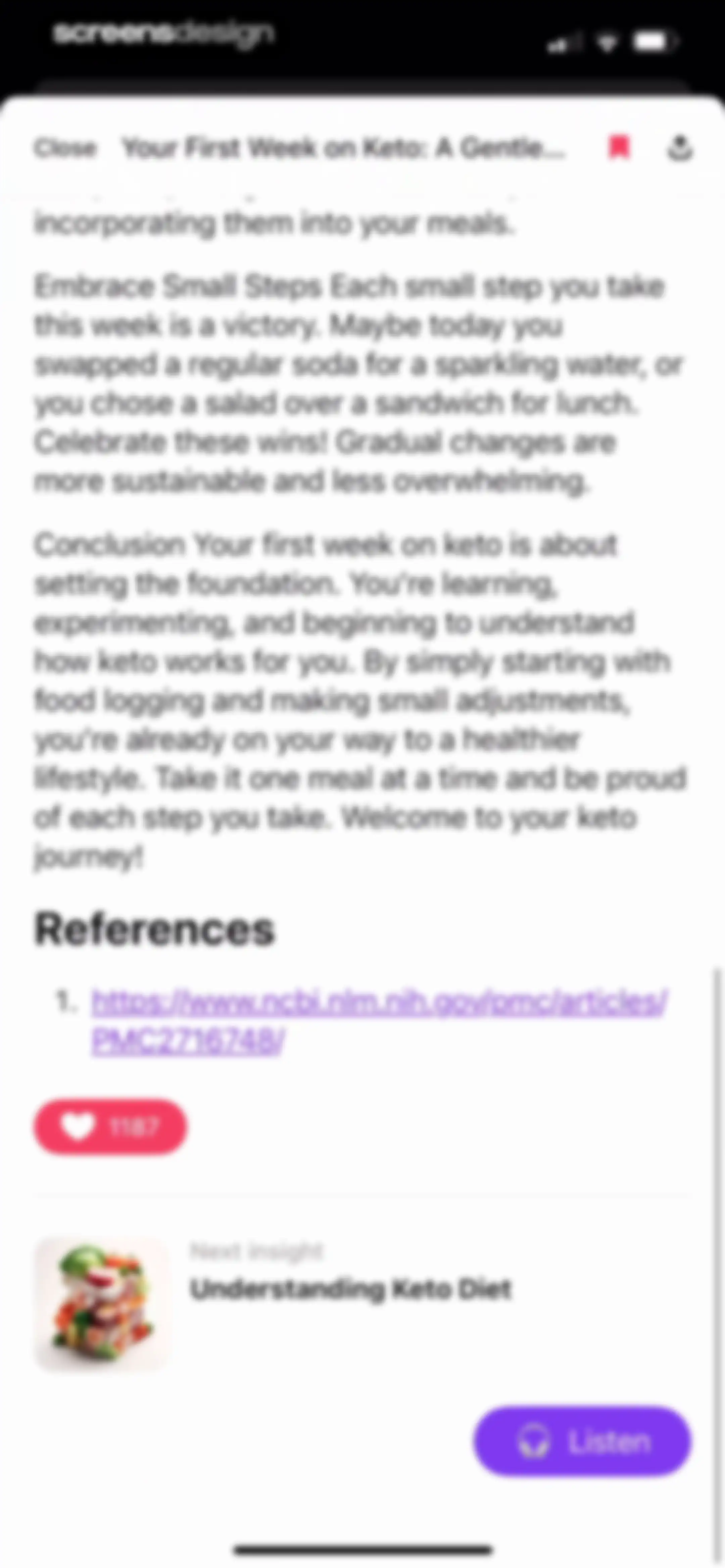 Keto Diet App － Carb Tracker screen 102