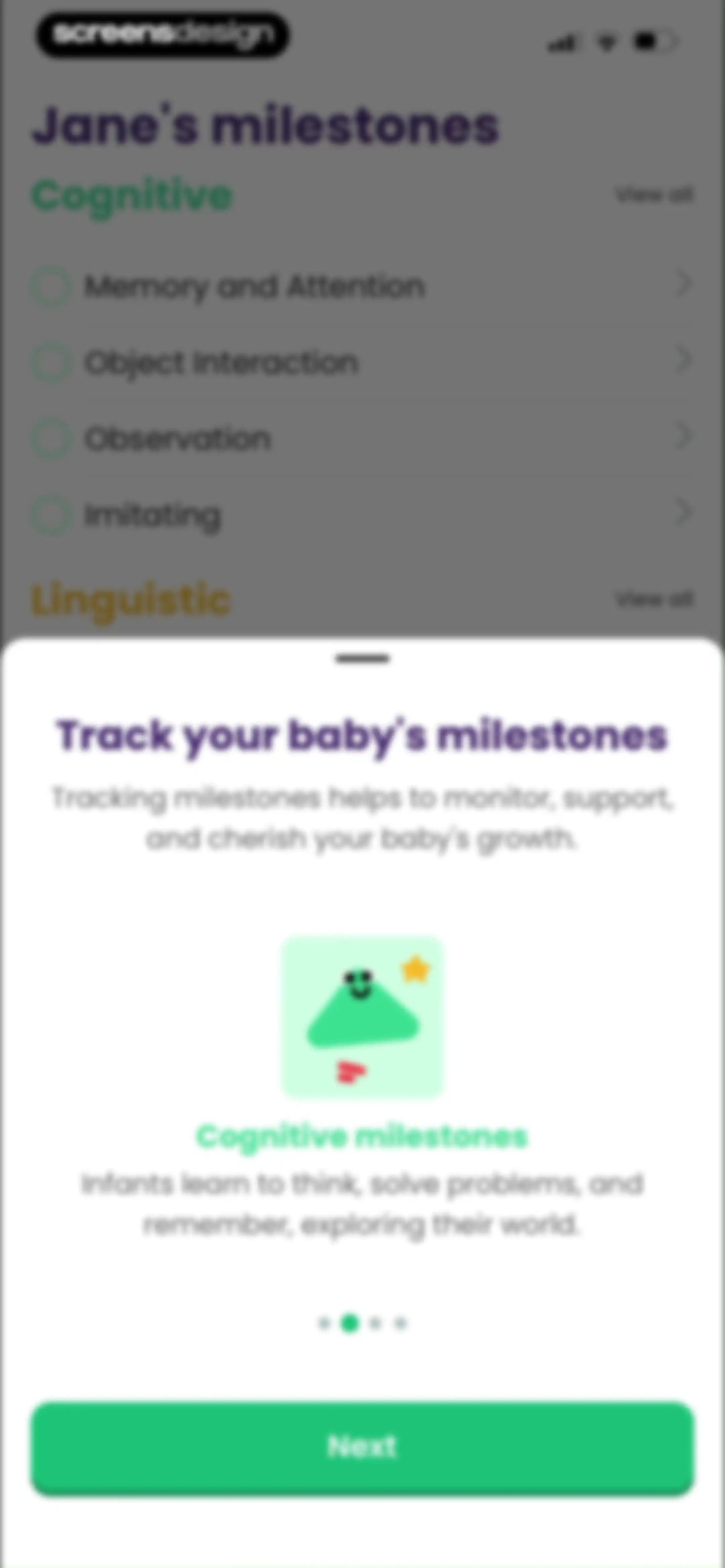 Baby Leap: Milestone Tracker screen 83