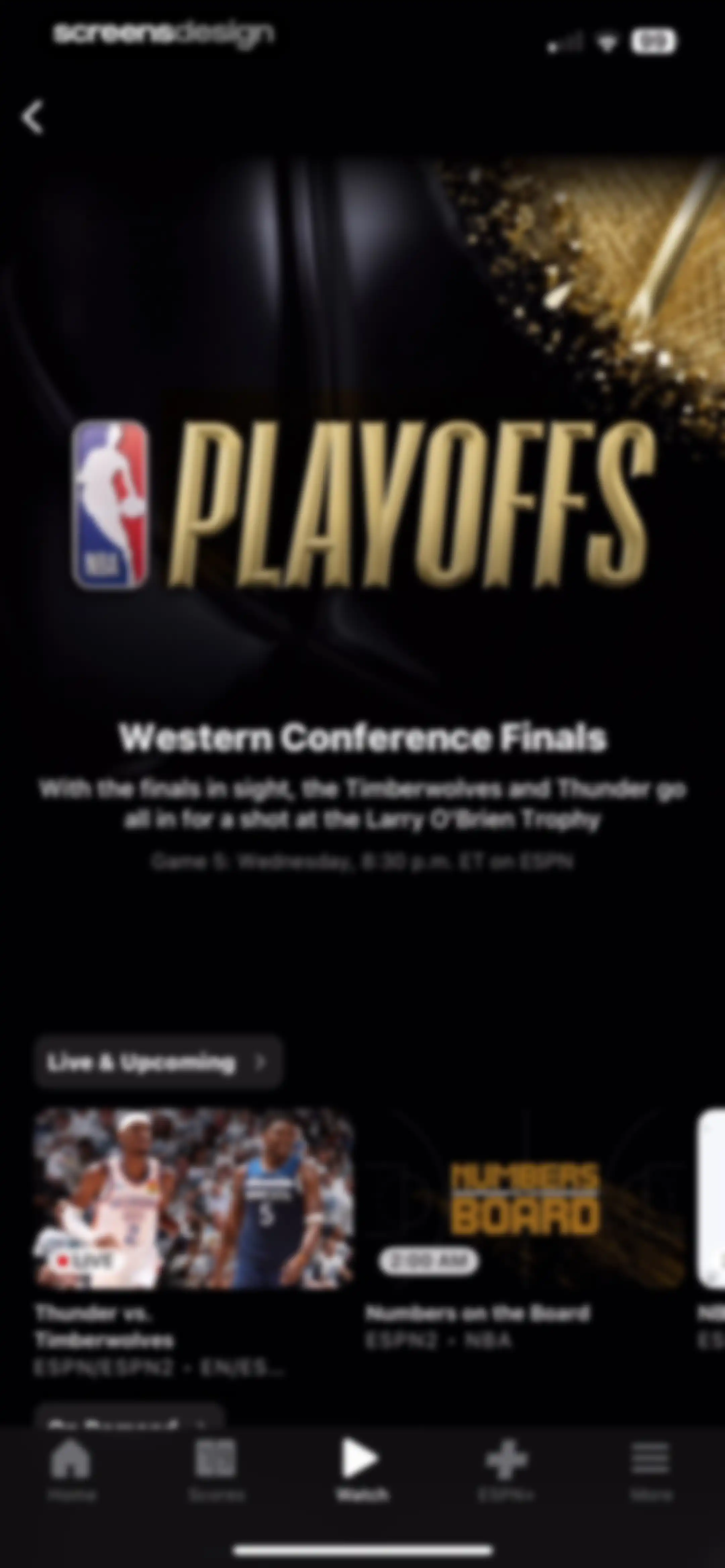 ESPN: Live Sports & Scores screen 83