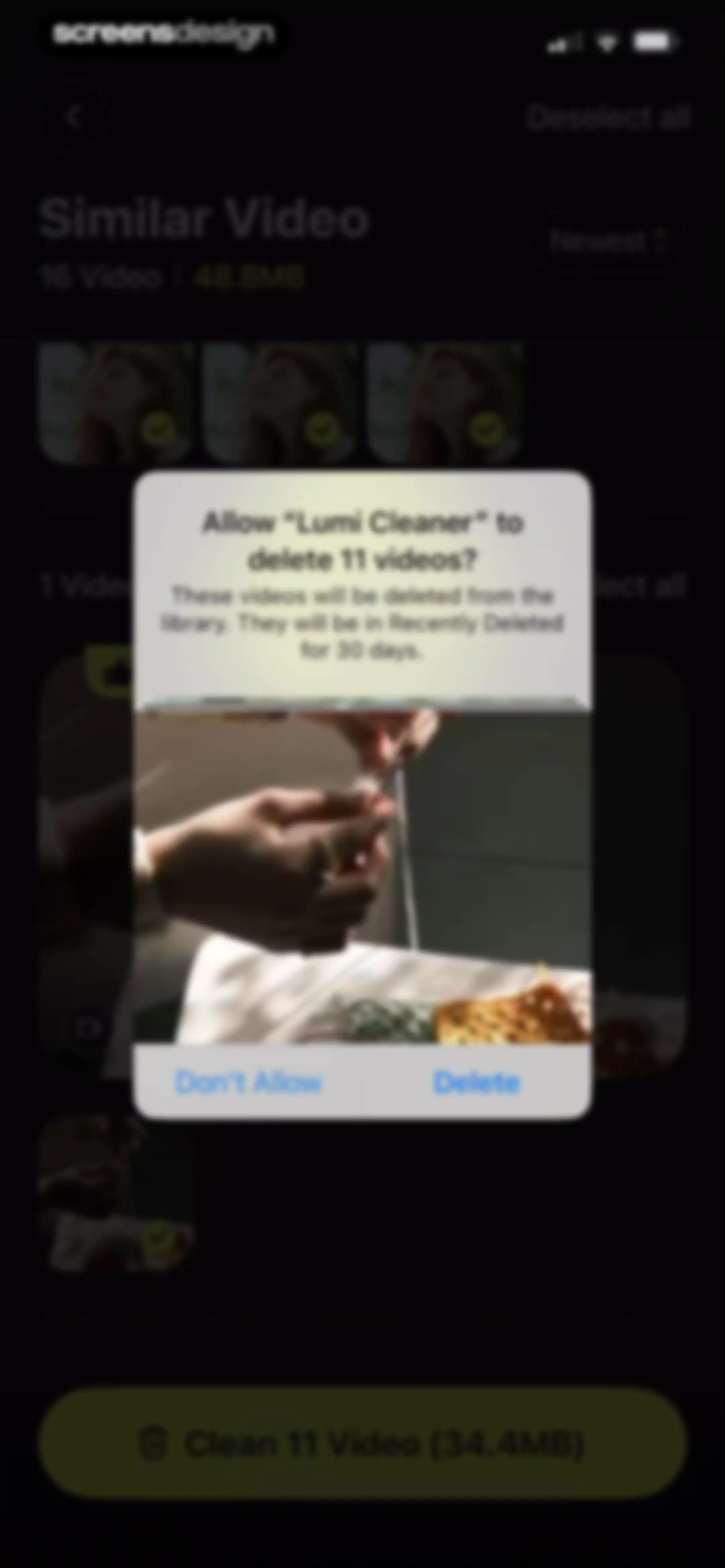 Lumi Cleaner: storage cleaner screen 39
