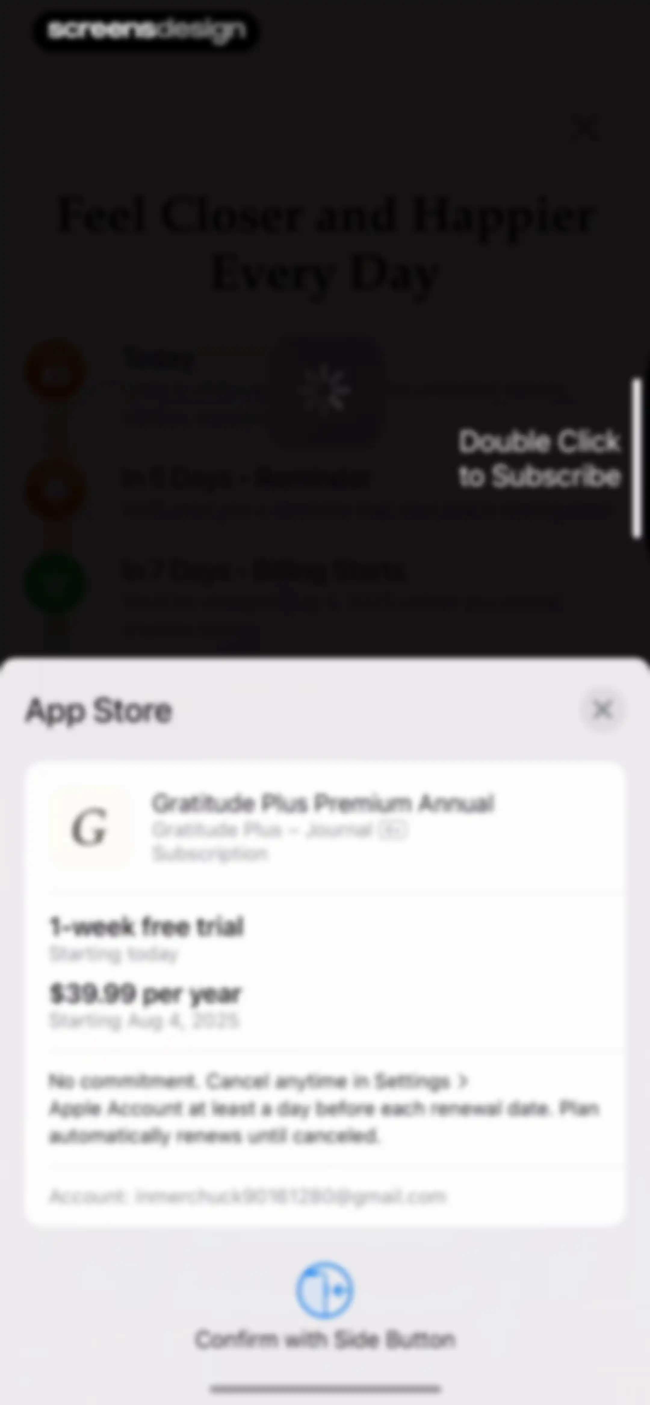 Gratitude Plus – Journal screen 32
