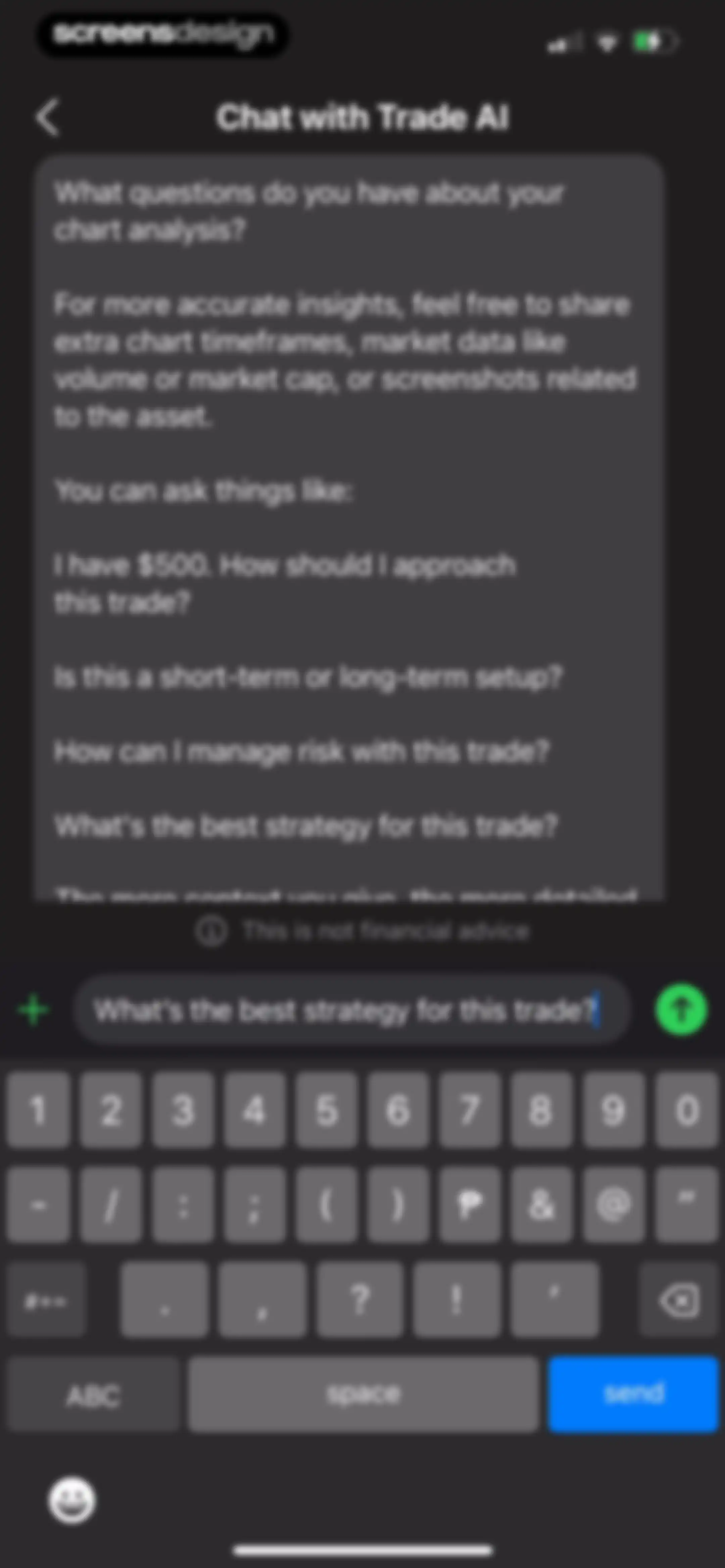 Trade AI: Chart AI Analysis screen 41