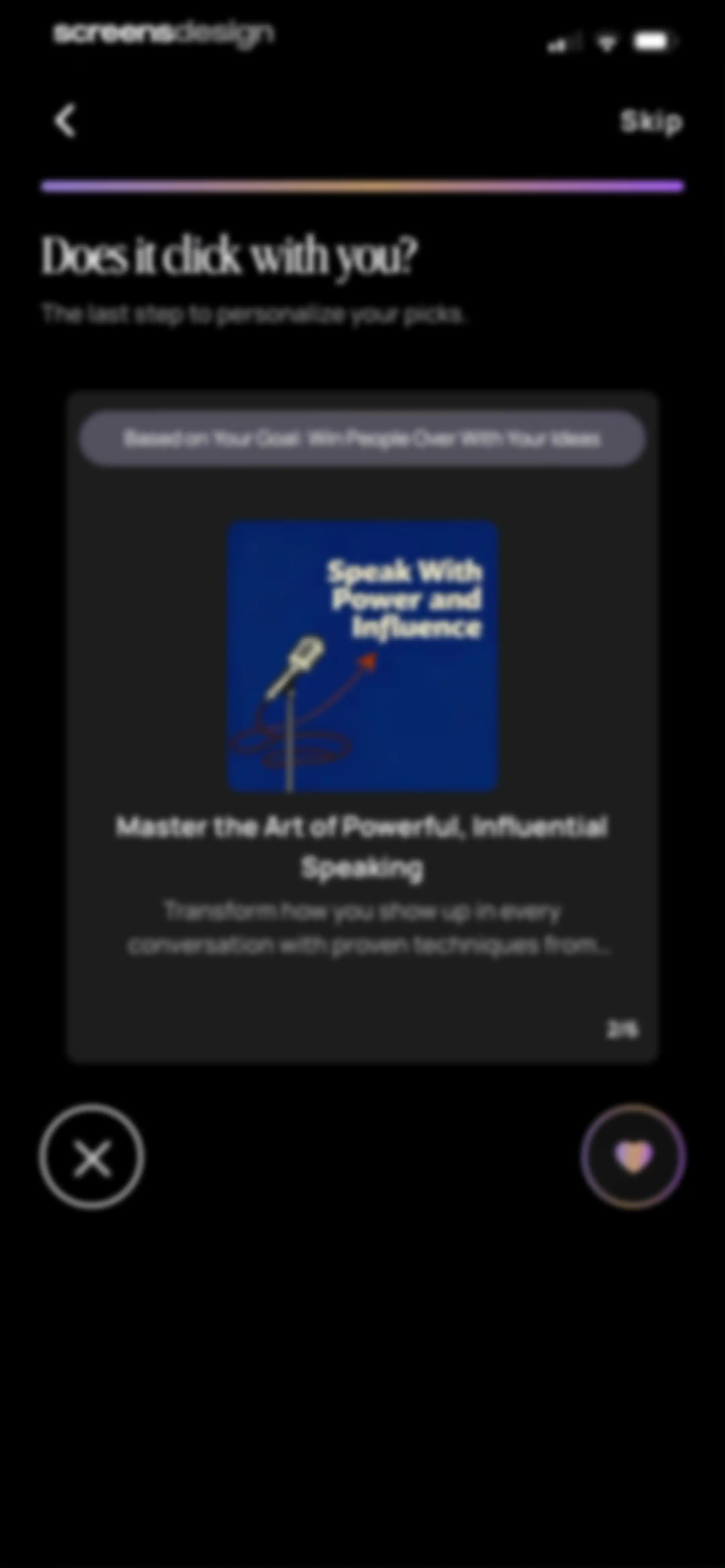 BeFreed: Personalized Learning screen 26