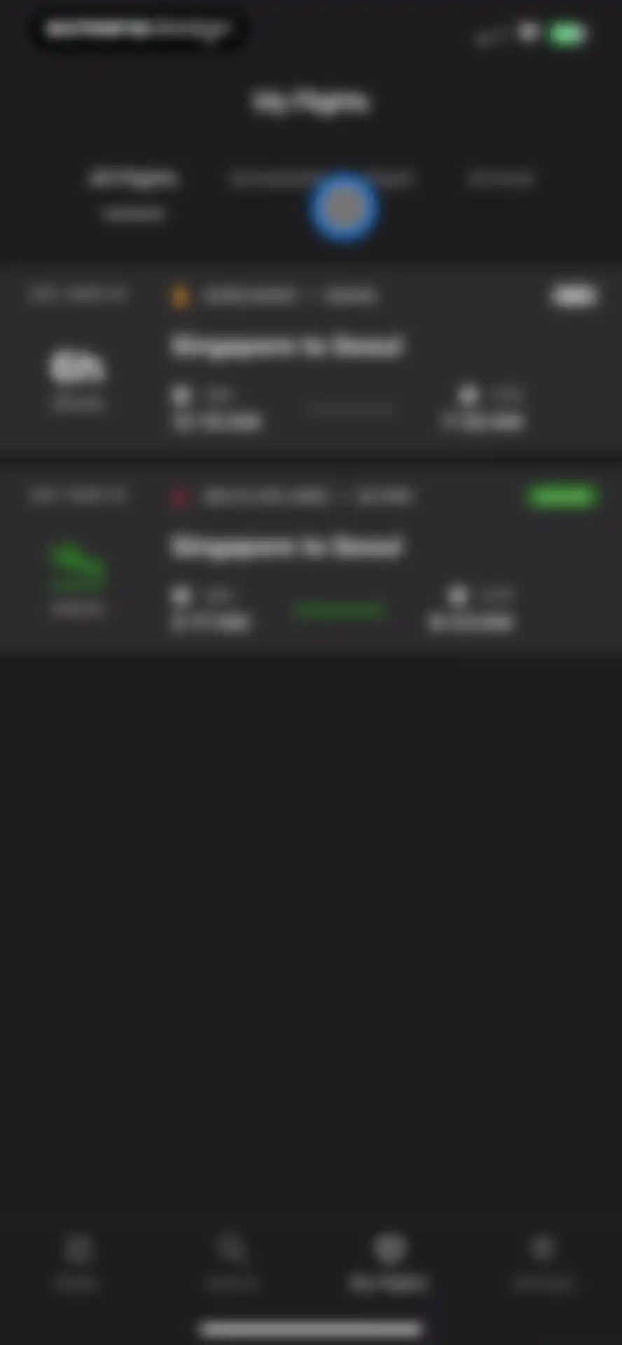 Track My Flight Now screen 27