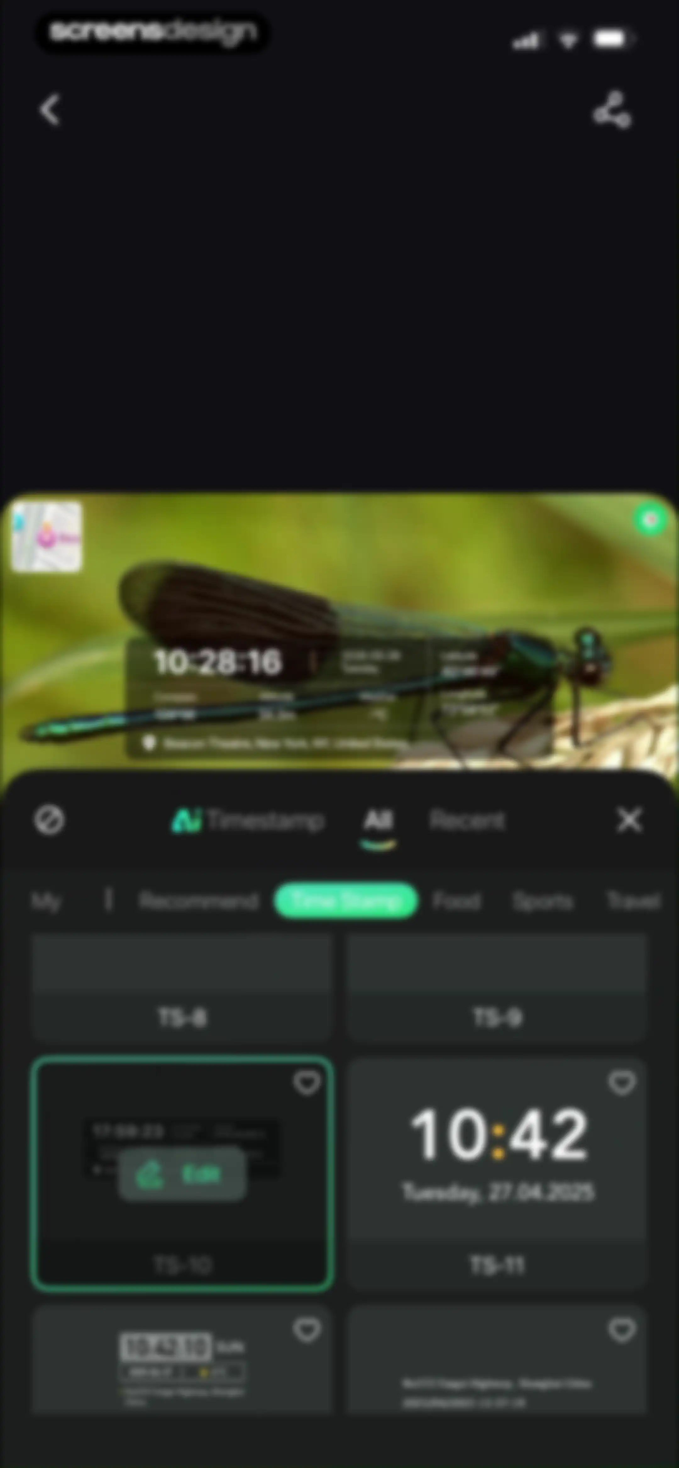 Timestamp Camera -AI Timestamp screen 25