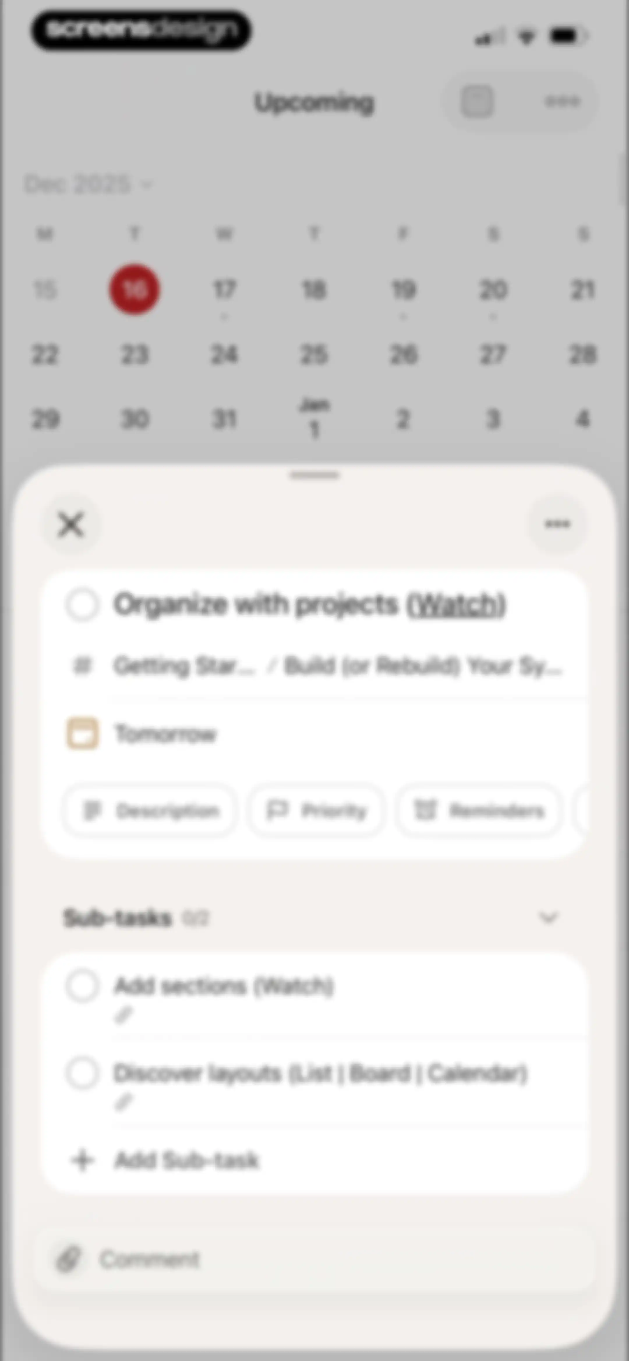 Todoist: To Do List & Calendar screen 124